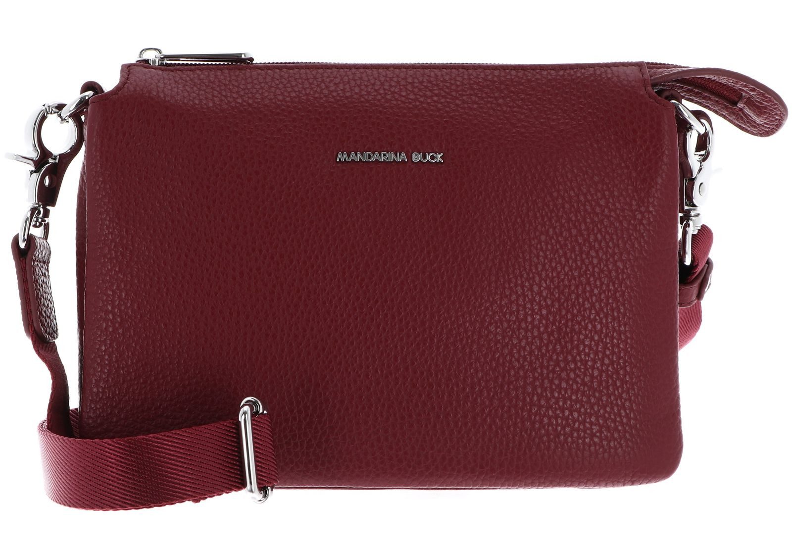 Mandarina Duck Umhängetasche Crossbody Bag, aus echtem Rindsleder