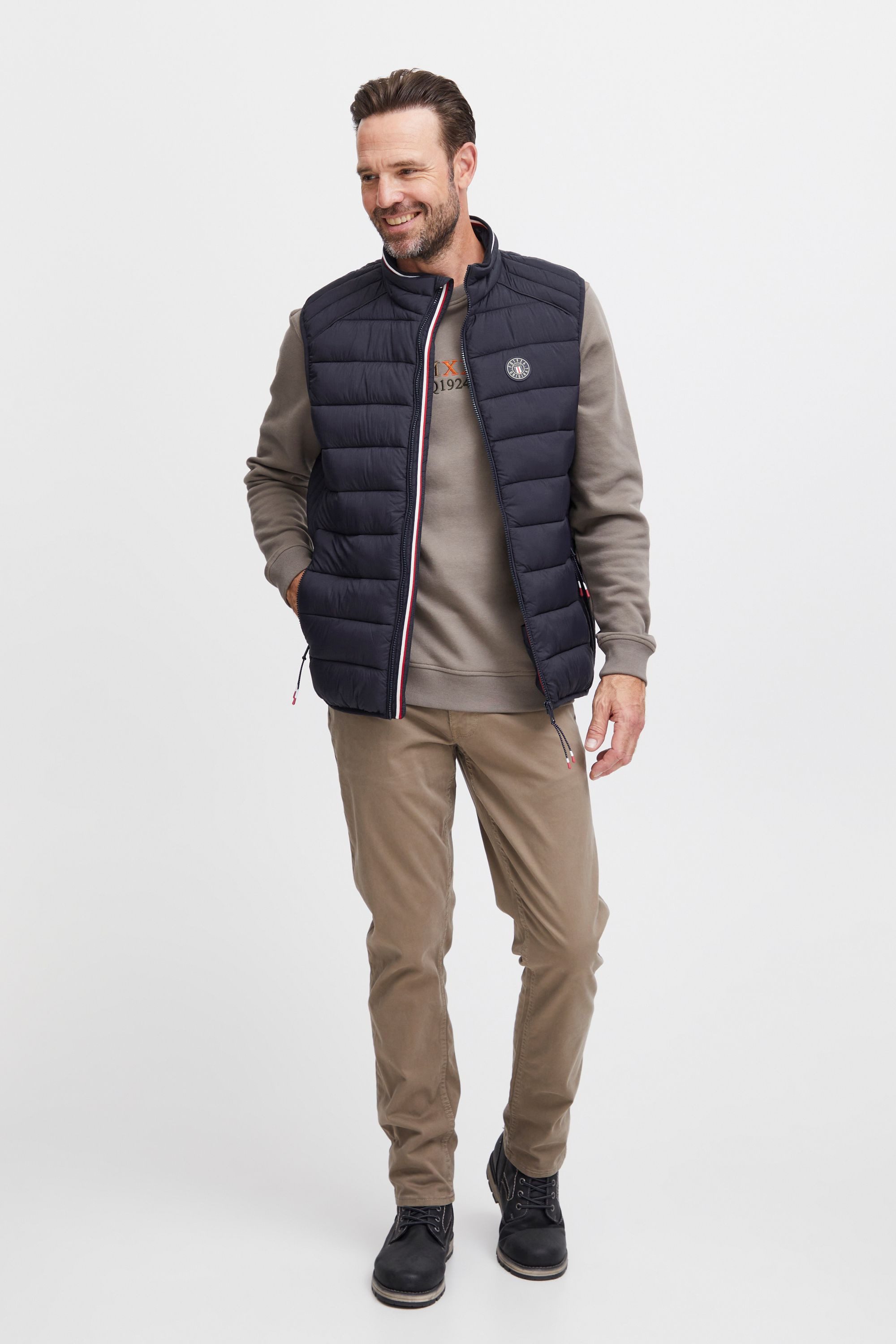 FQ1924 Steppweste FQVinncent Steppweste mit Eingrifftaschen günstig online kaufen