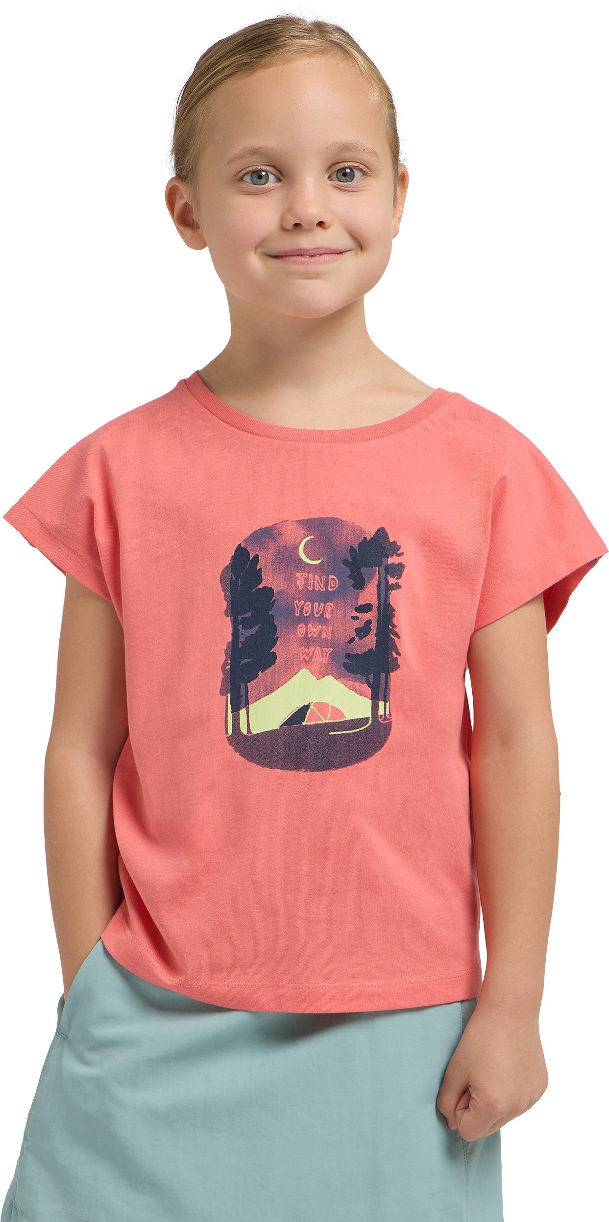 Jack Wolfskin T-Shirt sportlicher Stil, für Wandern und Trekking, aus Baumwolle