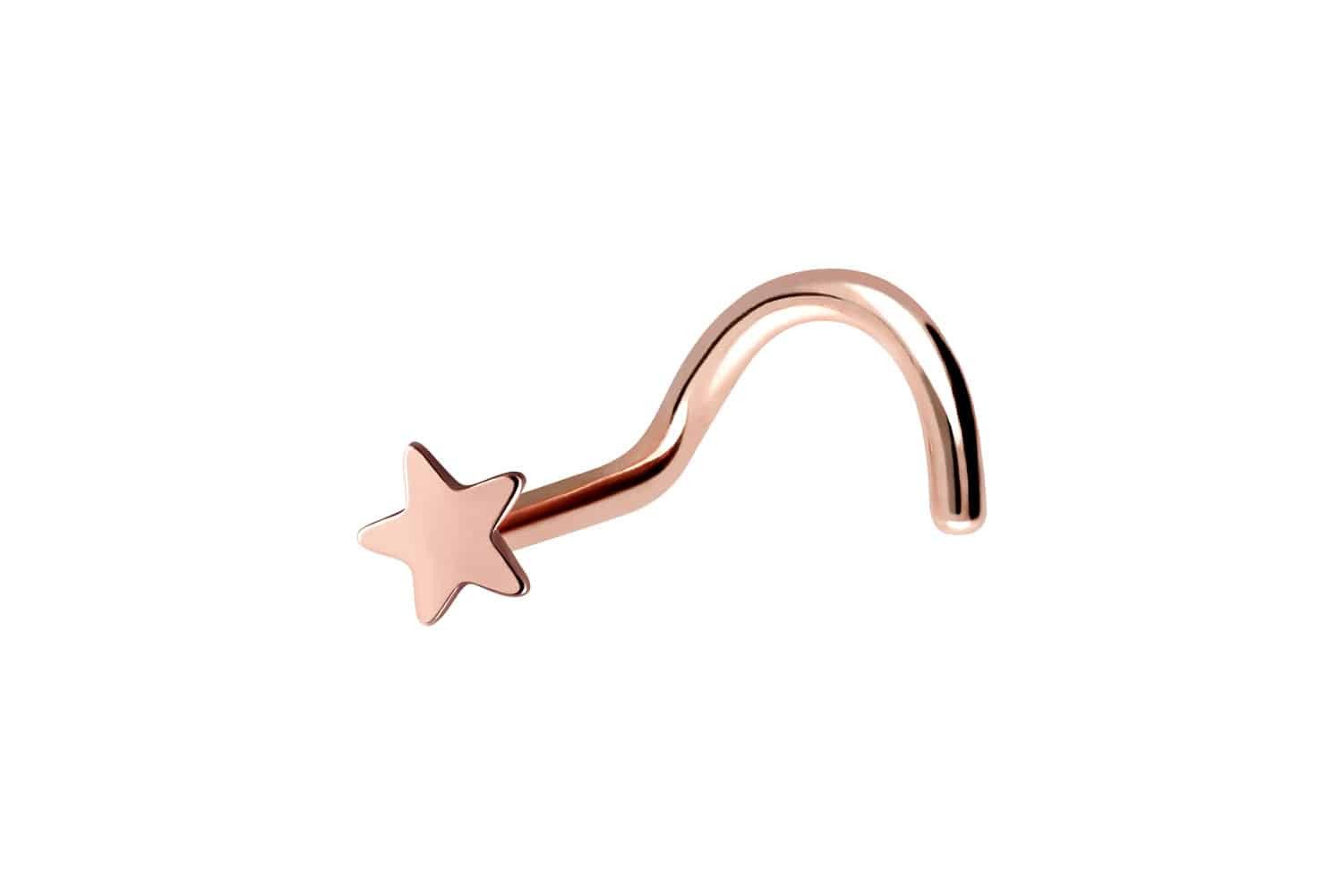 PIERCINGLINE Nasenpiercing Chirurgenstahl Nasenstecker STERN (Nasenstecker günstig online kaufen