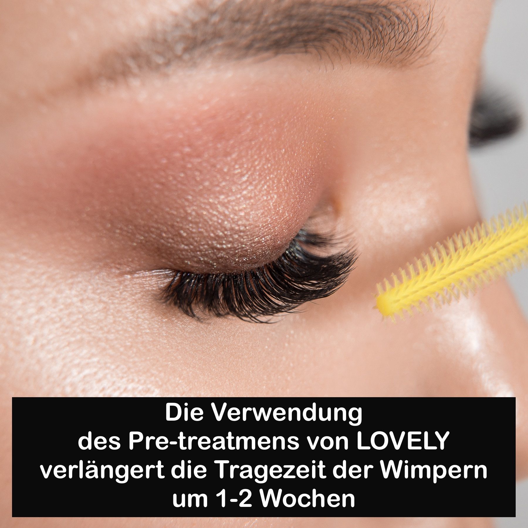 Lovely Wimpernkleber Wimpernverlängerung Reiniger Cleanser Pre-treatment zur Vorbehandlung, Wimpernreiniger – Bild 5 von 5