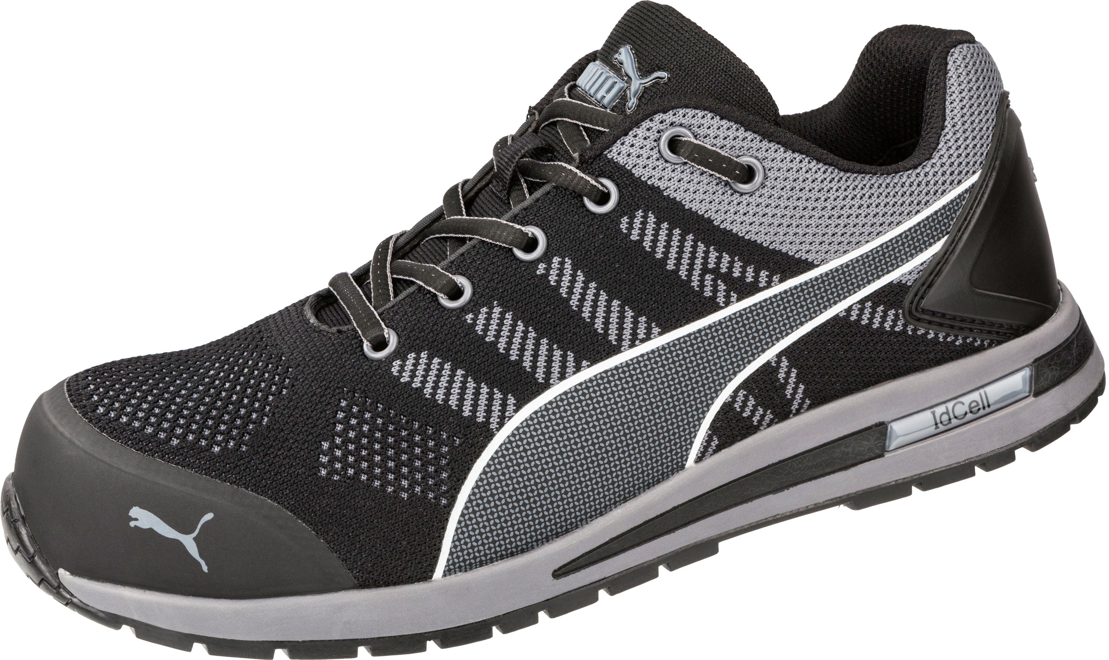 Black Elevate Fußbett, S1P, ESD SAFETY PUMA KNIT®, BA+ Safety Knit Sicherheitsschuh DGUV evercushion® 112-191,