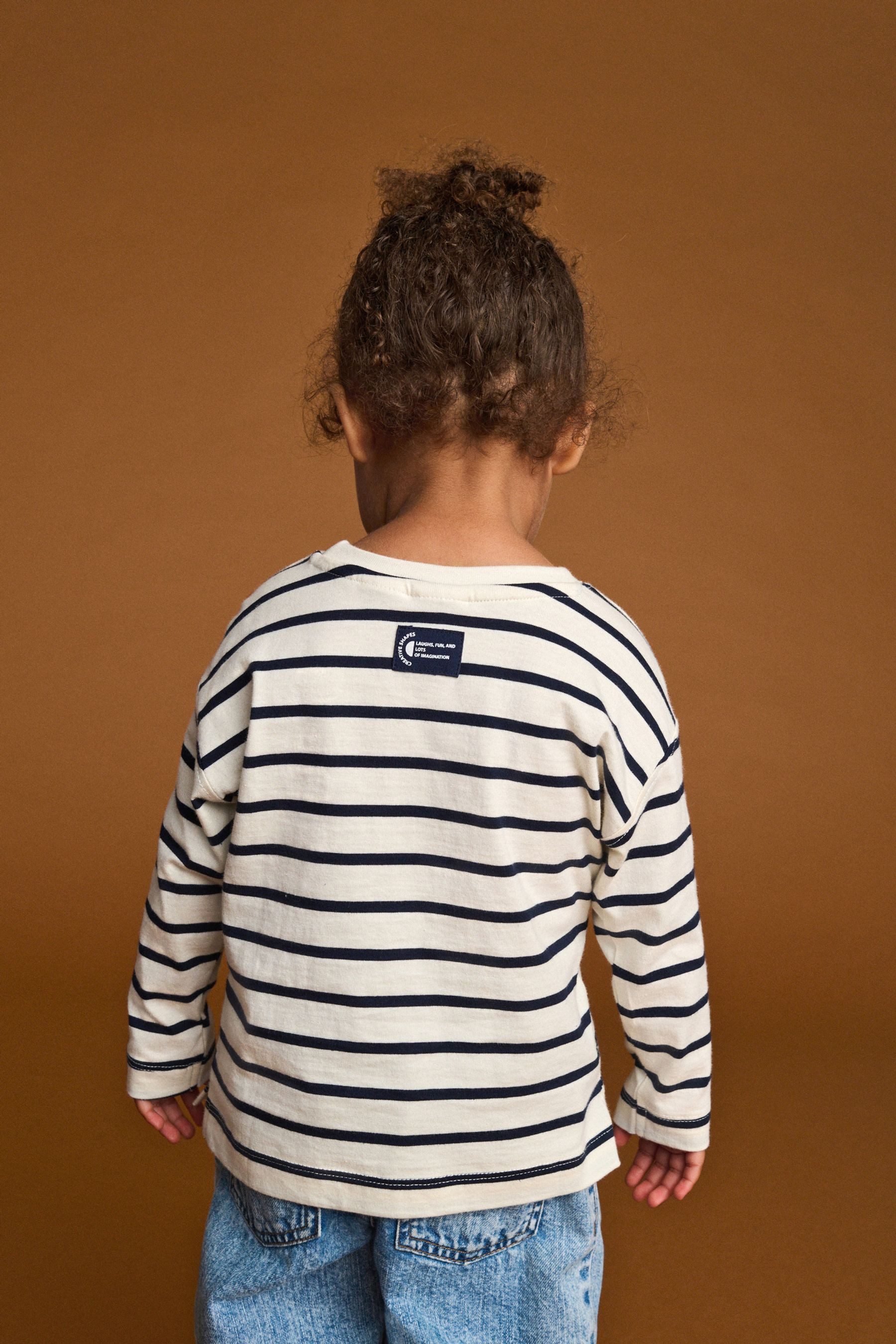 Next Langarmshirt Langärmeliges Oberteil mit Schleifenapplikation günstig online kaufen