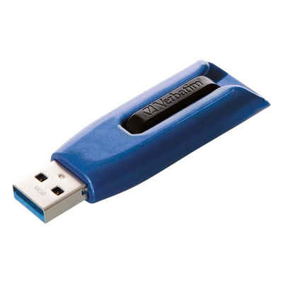 Verbatim V3 Max USB-Stick (Lesegeschwindigkeit 175 MB/s, mit versenkbarem USB-Anschluss)