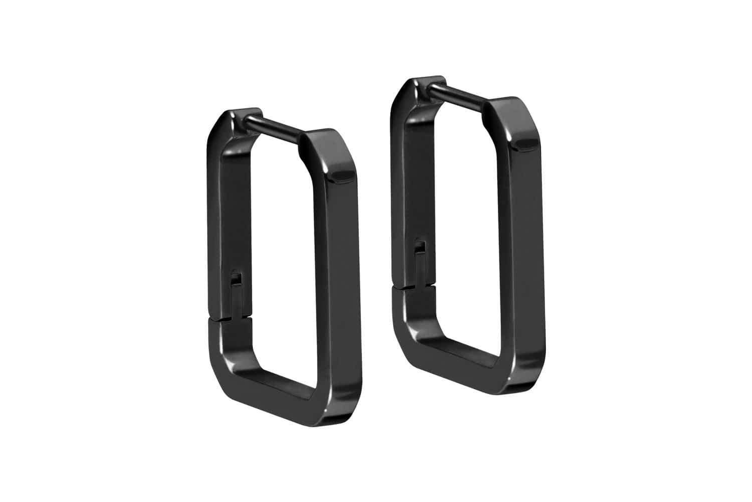 FILANGO Creolen-Set Titan Ohrclicker Creolen QUADRAT günstig online kaufen