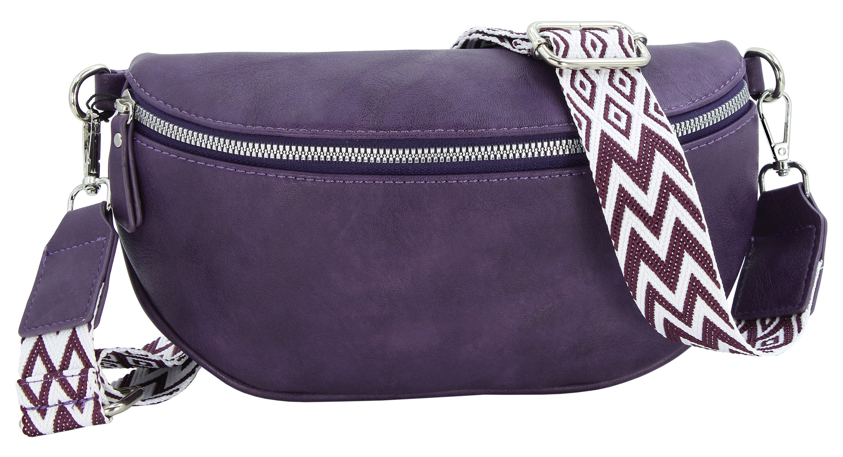 J JONES JENNIFER JONES Bauchtasche Damen Hüfttasche Umhängetasche breiter Gurt Gürteltasche Handtasche