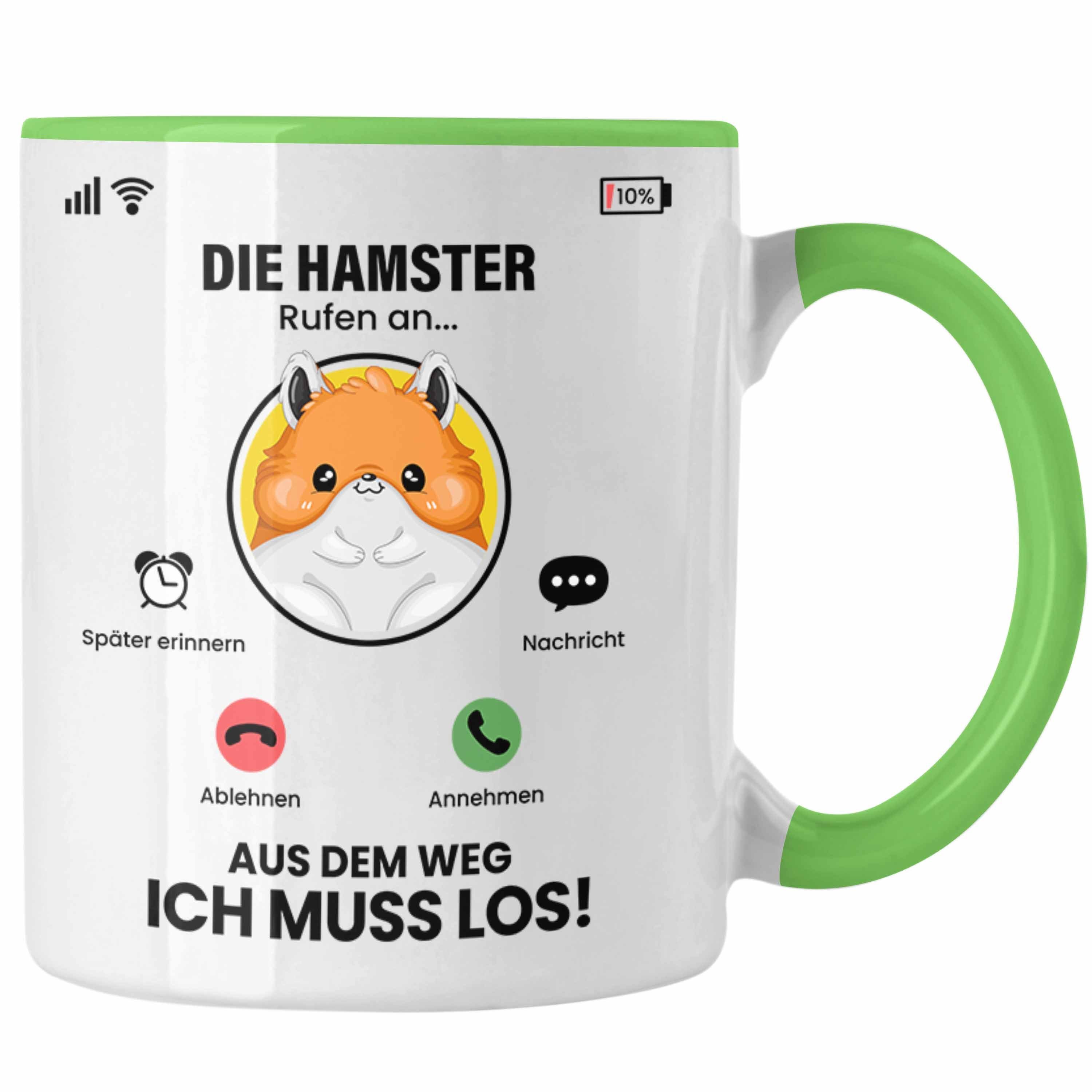 Besitzer für Die Grün An Züchter Hamster Rufen Hamster Trendation Tasse Gesch Geschenk Tasse