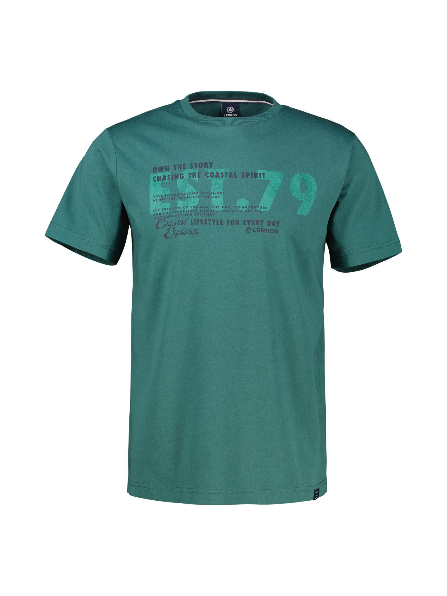 T-Shirt T-Shirt mit Brustprint, Grosse Grössen