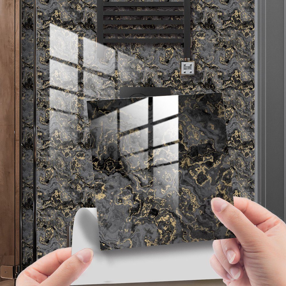 COOL-i ® Fliesenaufkleber, 10 Stück PVC selbstklebende, wasser- und ölabwei günstig online kaufen