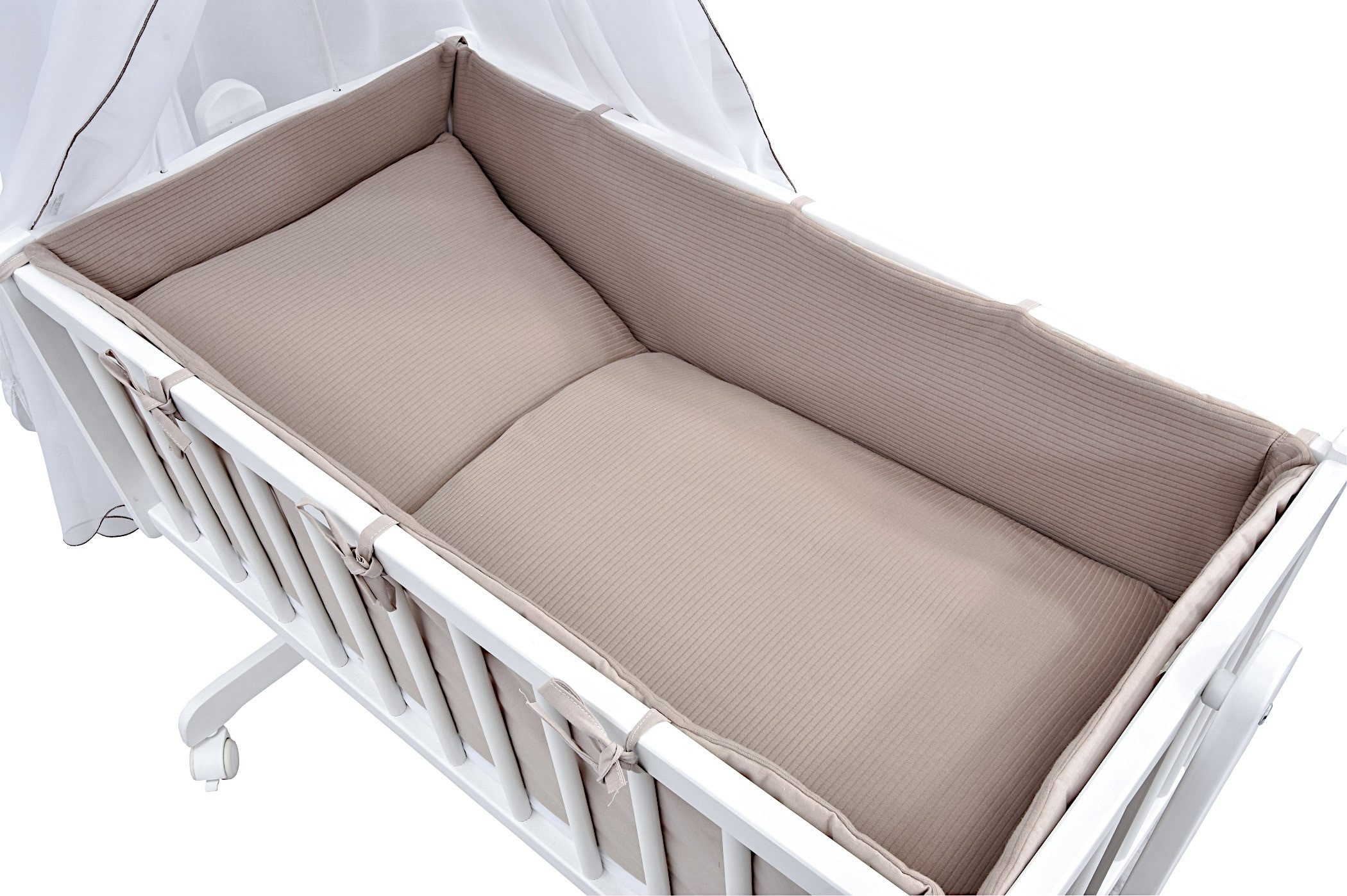 Baby-Delux Stubenbett Babywiege Komplettset Interlock Soft, Schaukelwiege W günstig online kaufen