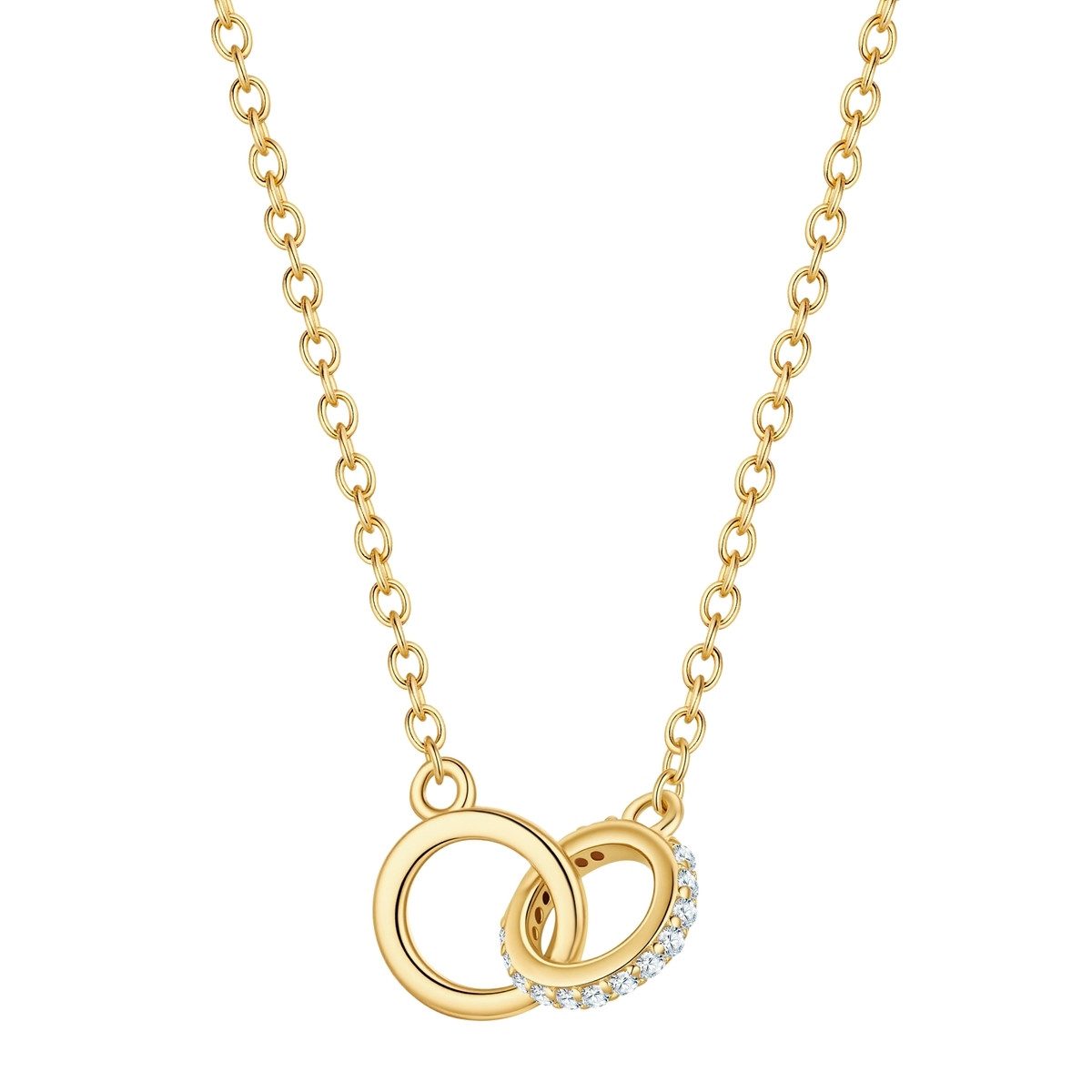 Silberkette gelbgold
