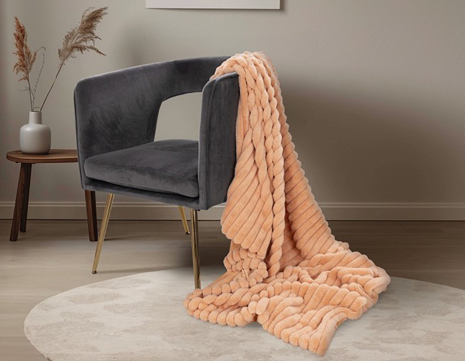 Wohndecke PLUSH, GMD Living, superweiche flauschige Kuscheldecke, in Premiu günstig online kaufen