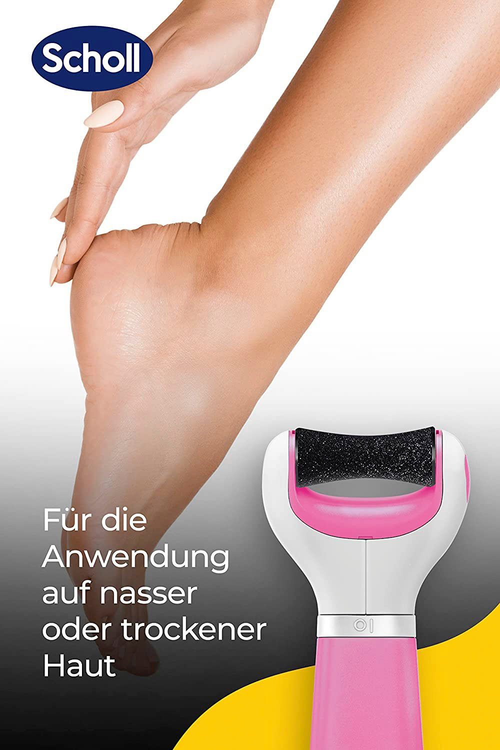 Scholl Elektrischer rosa Expertcare Hornhautentferner