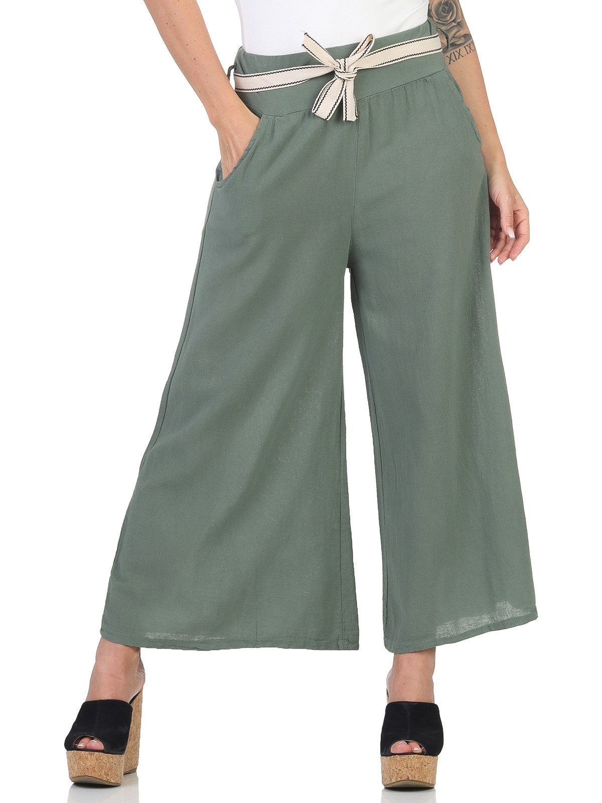 Mississhop Haremshose Vielseitige Boho-Chic Baumwollhose 100 günstig online kaufen