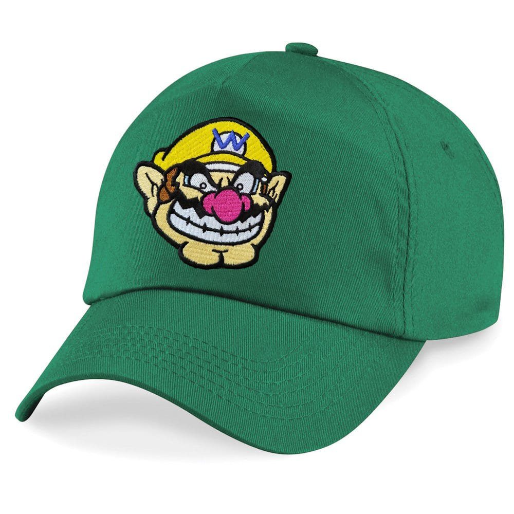 Blondie & Brownie Baseball Cap Kinder Wario Stick Patch Mario Yoshi Luigi Peach Super Maigrün