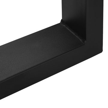 SO-TECH® Tischgestell TAB Stahl schwarz matt Profil 80 x 40 mm (1-St), bis Höhe: 720 mm und Tiefe: 800 mm