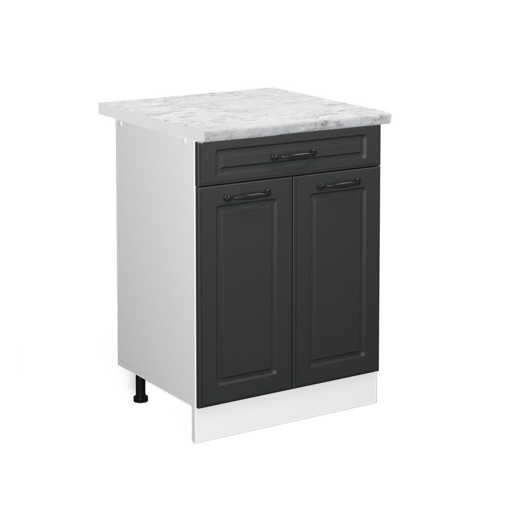 Vicco Unterschrank R-Line, Anthrazit Landhaus/Weiß, 60 günstig online kaufen