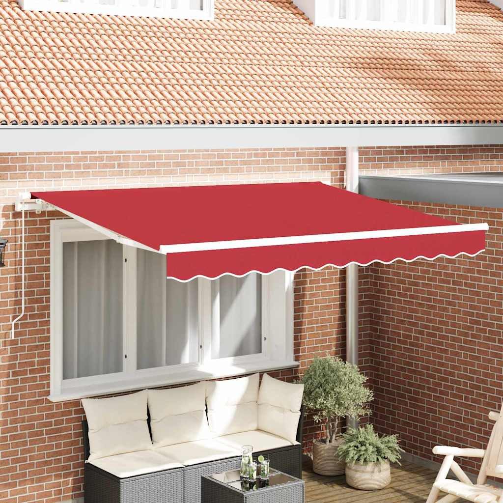 furnicato Markise Markisen-Ersatzstoff 280 x 245 cm in Rot – wetterfest und langlebig