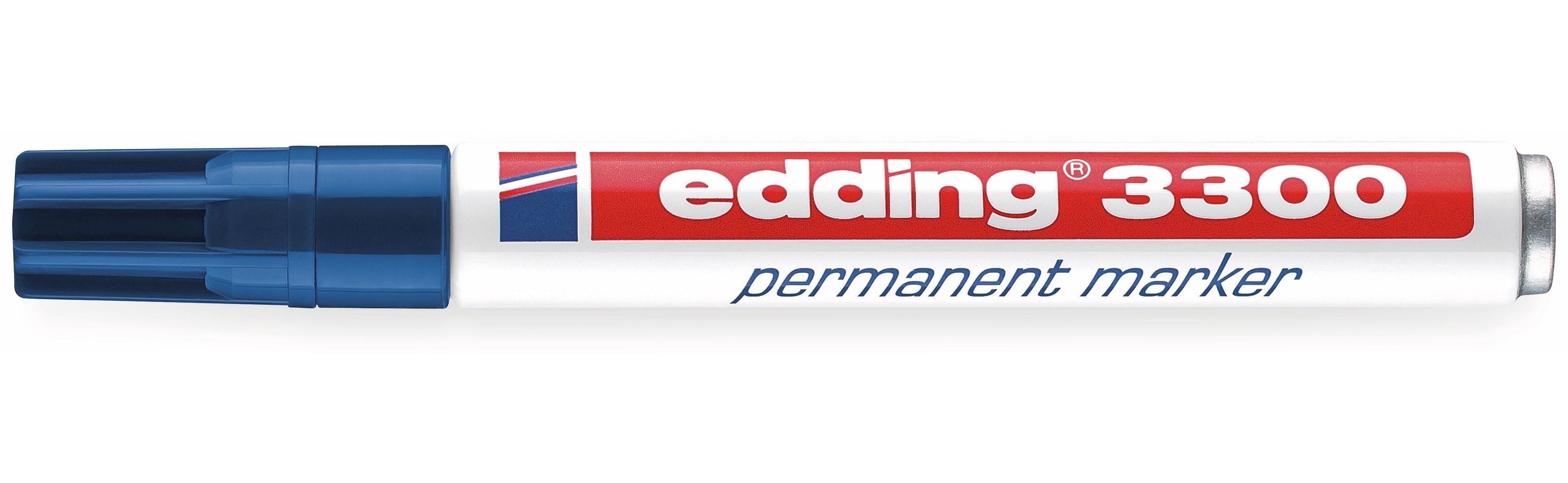 edding Bleistift EDDING Permanent-Marker e-3300, blau