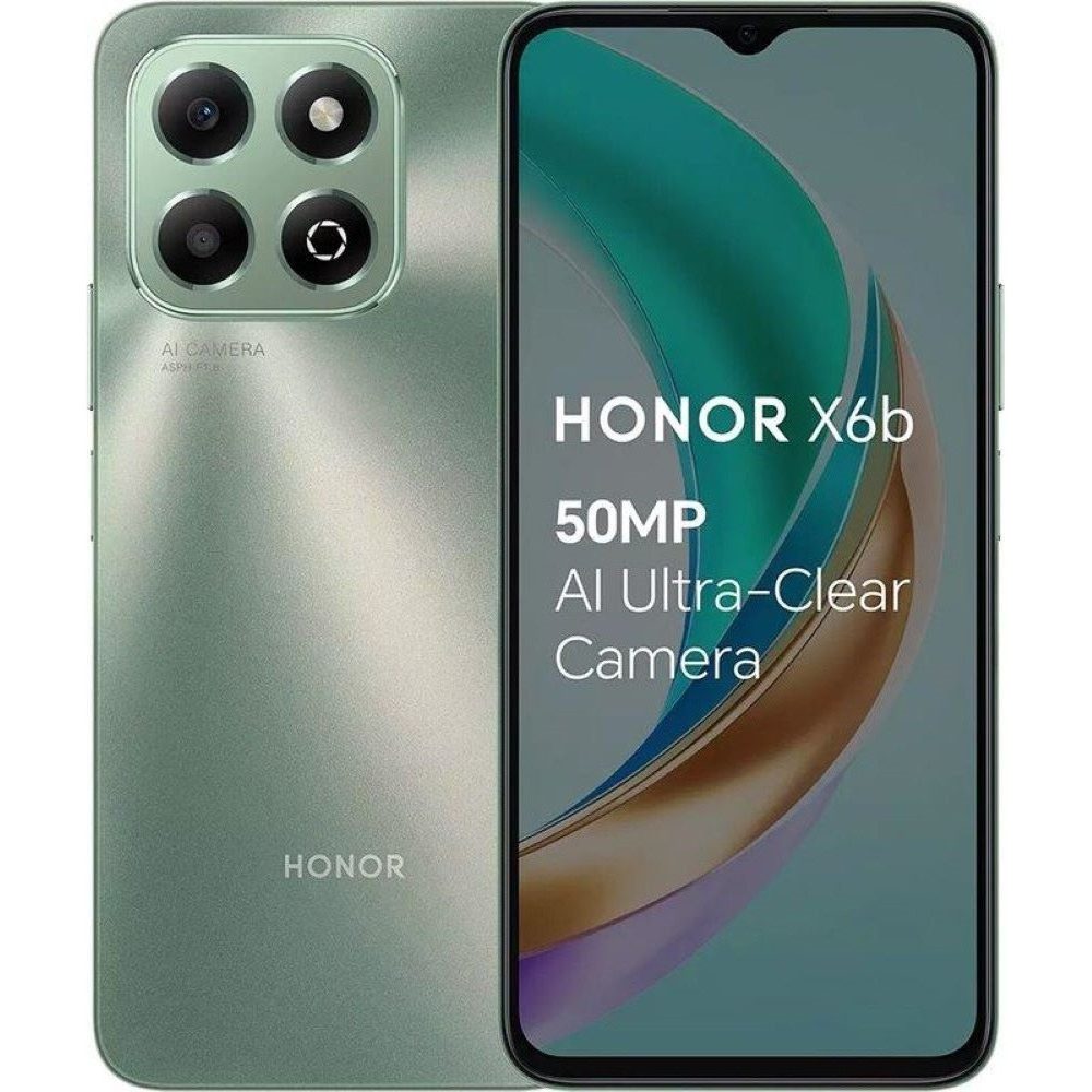 Honor X6B 128 GB / 4 GB - Smartphone - forest green Smartphone (6,56 Zoll)