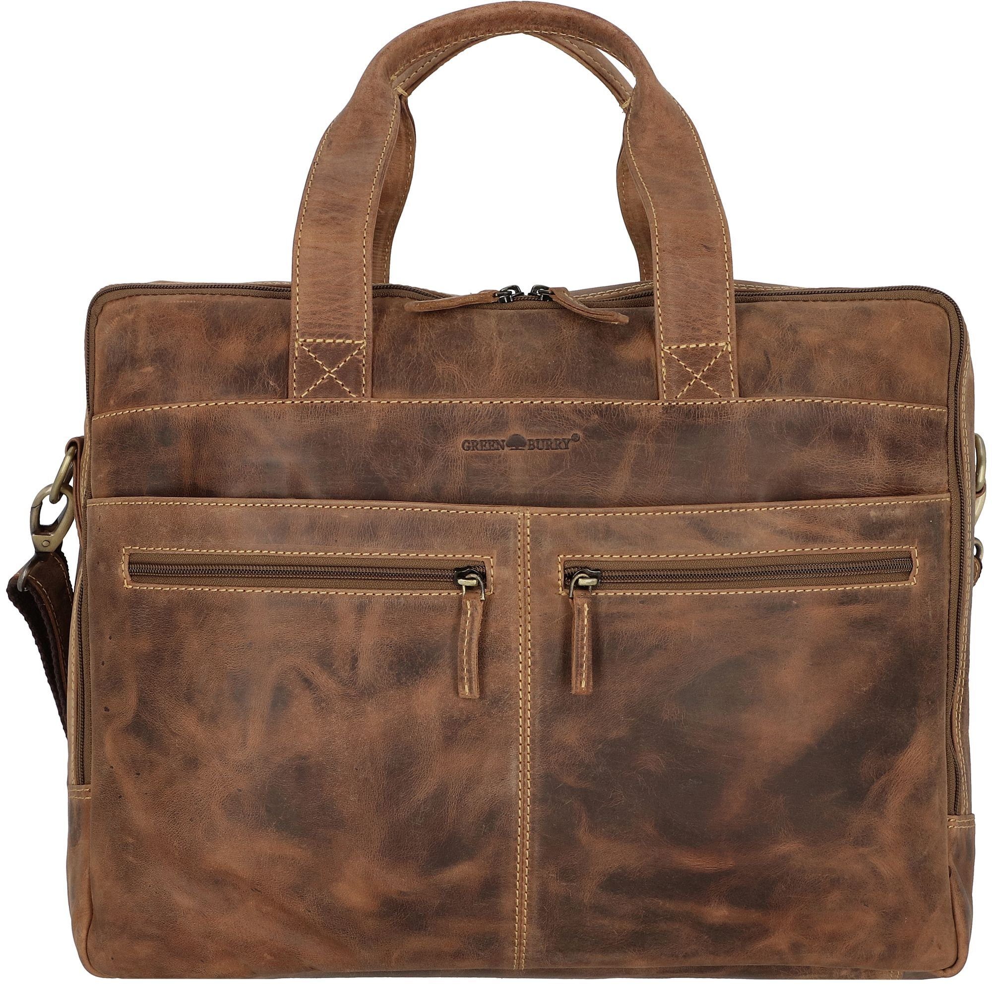 Greenburry Aktentasche Vintage, Leder günstig online kaufen