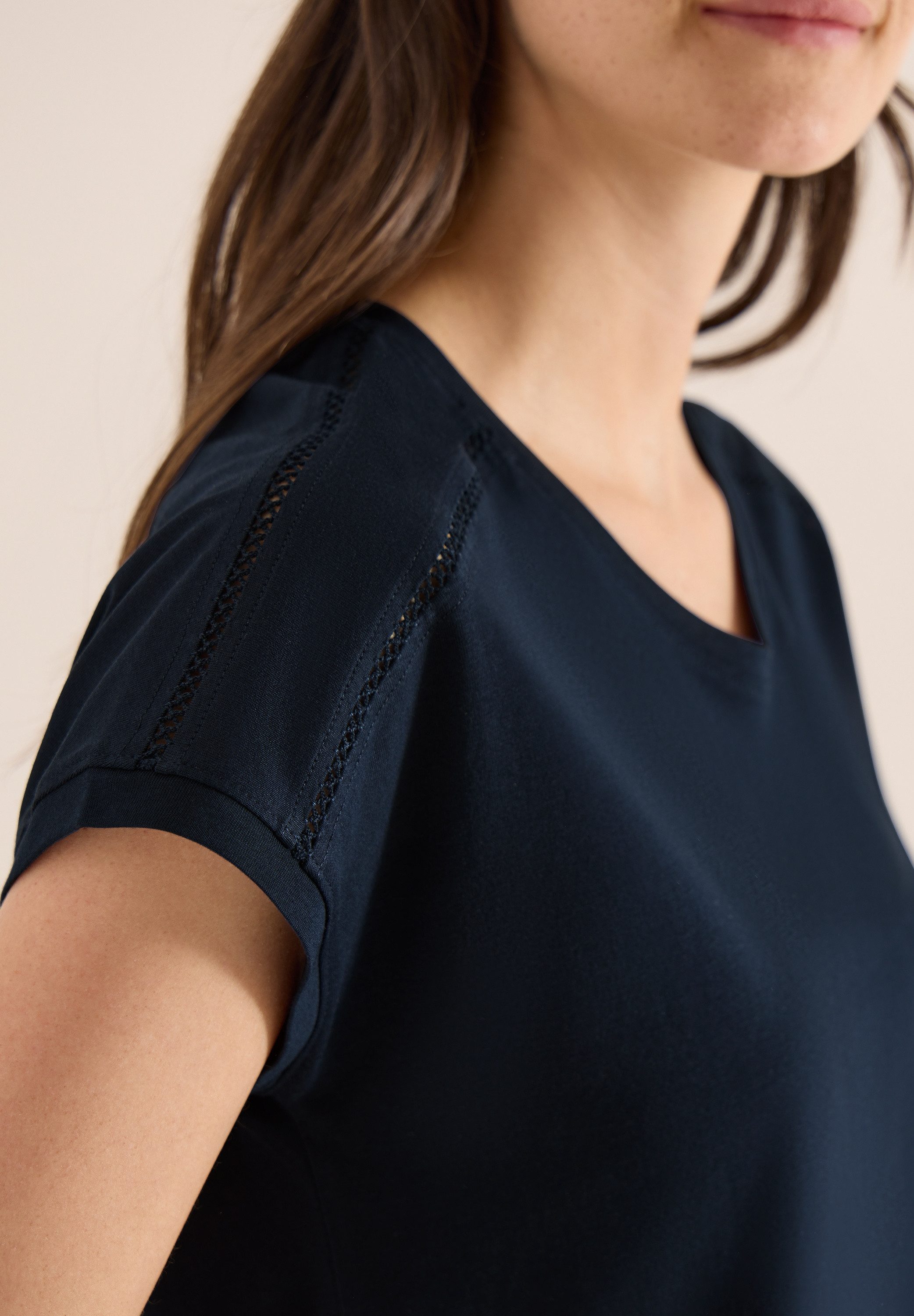 CECIL T-Shirt mit elastischem Bund