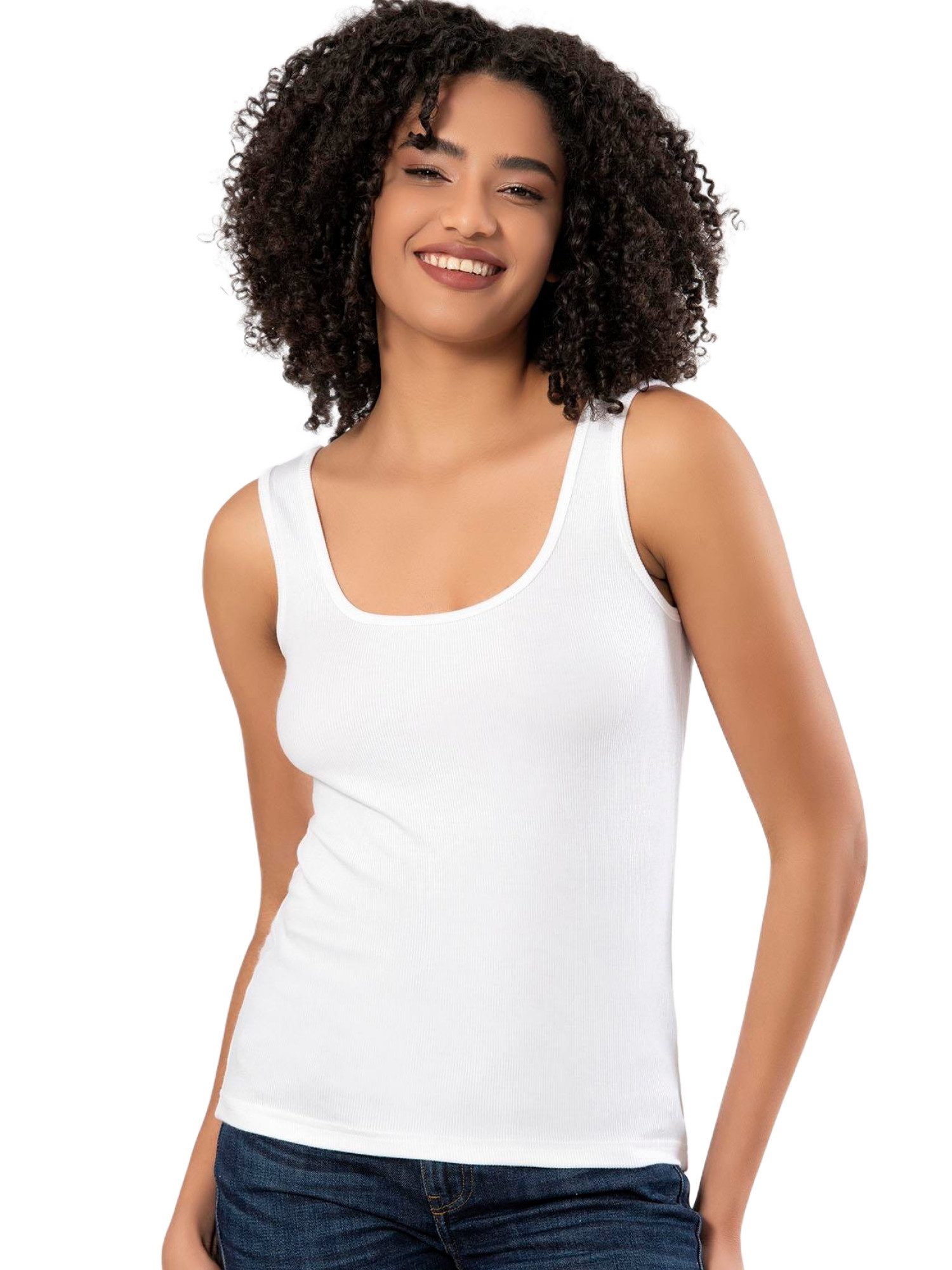 Tanktop Erdem Underwear Schwarzes Viskose-Camisole Damen-Unterhemd 2106