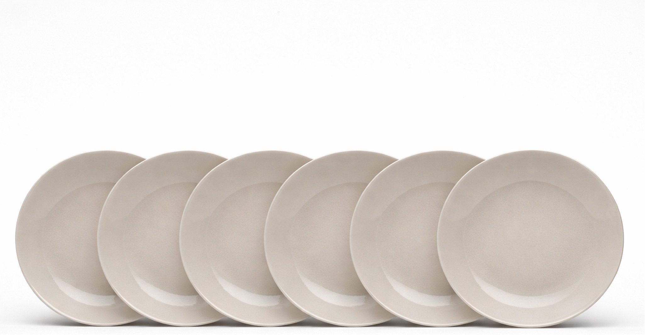 van Well Speiseteller Malmö, Teller 27 cm, 6 Stück, (6 St), Teller Set, Steingut, spülmaschinen-/mikrowellengeeignet