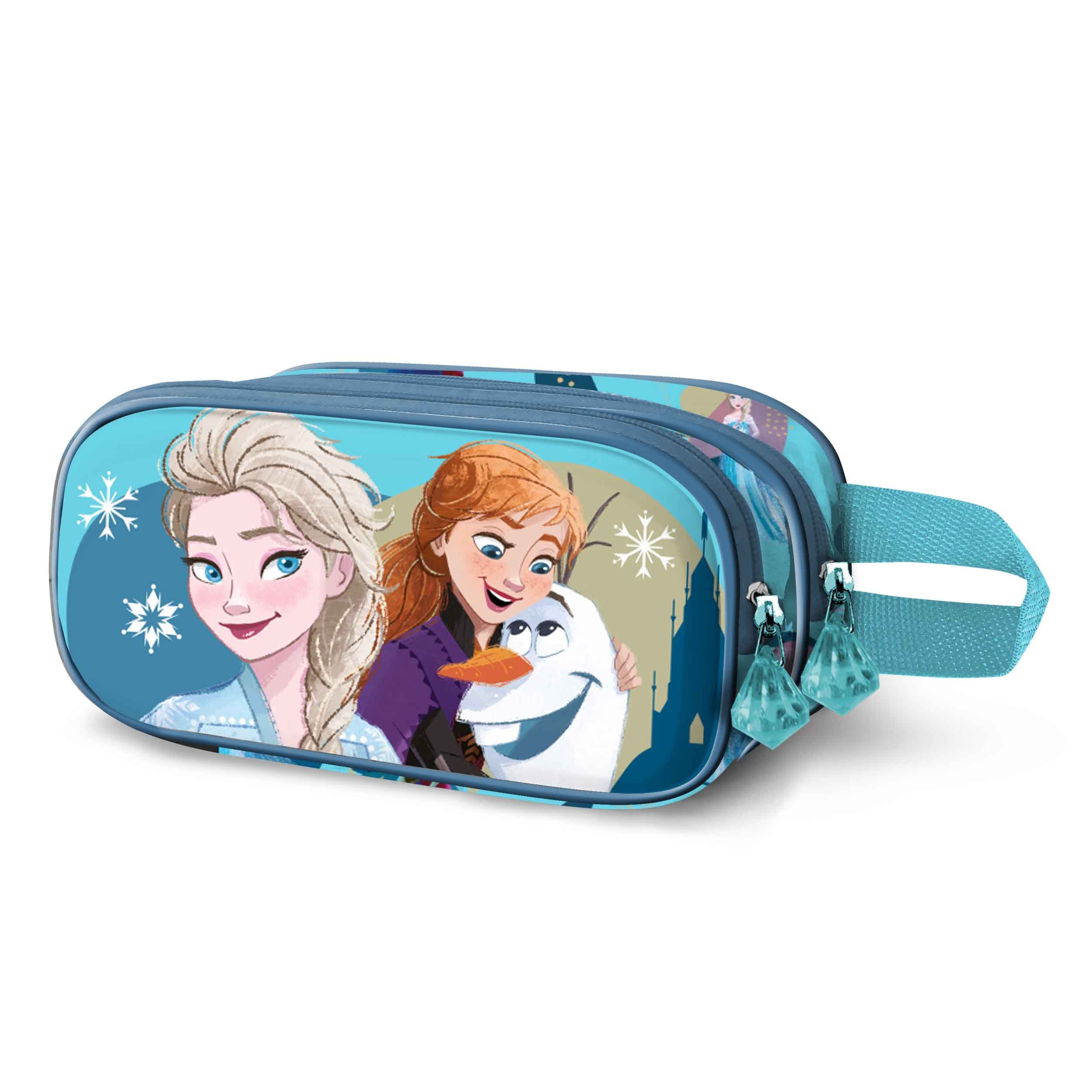 Karactermania Federmäppchen Die Eiskönigin 2 Stiftemäppchen Federmappe Federtasche Mäppchen, 3D-Frontprägung