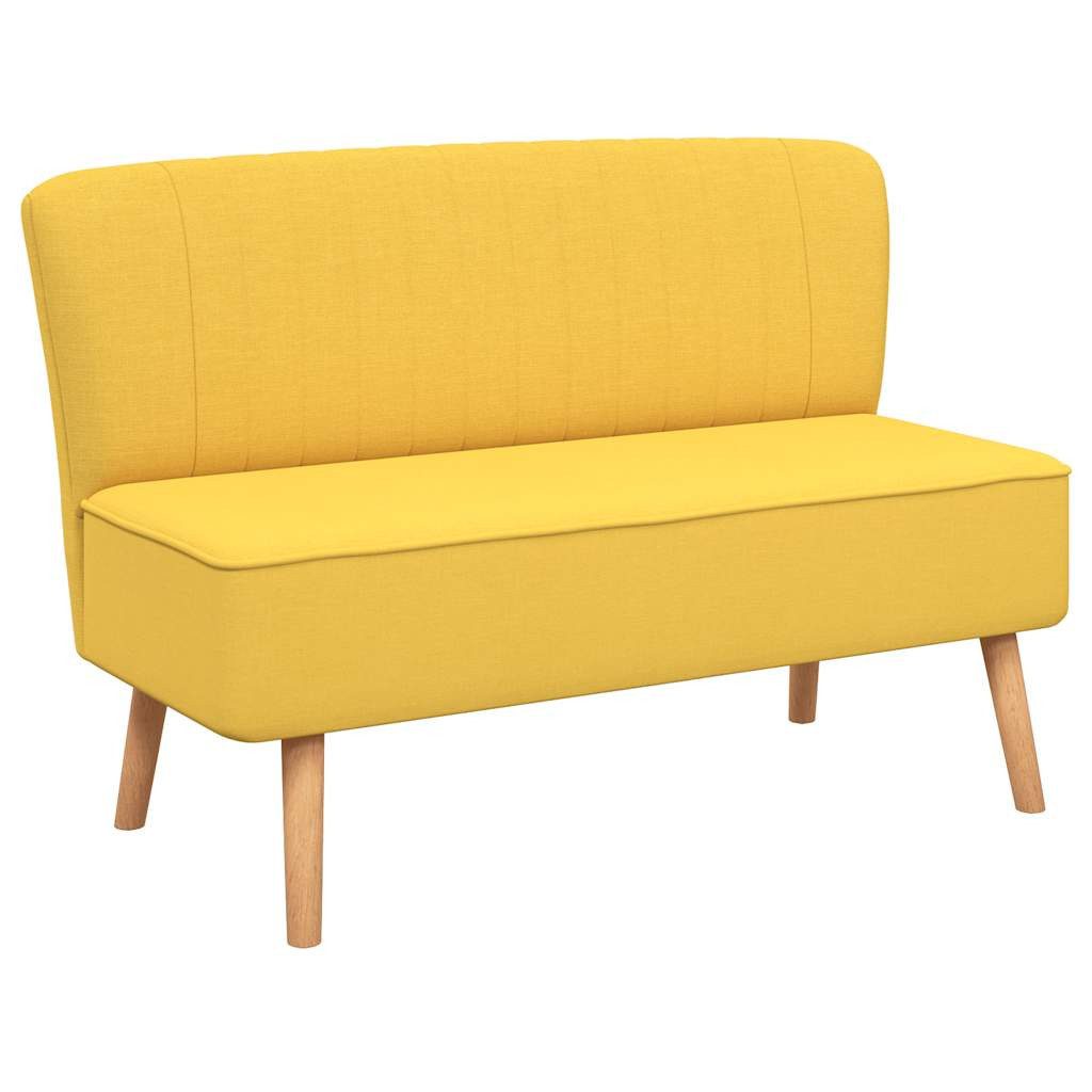 vidaXL Sofa Sofa Stoff 117x55,5x77 Gelb