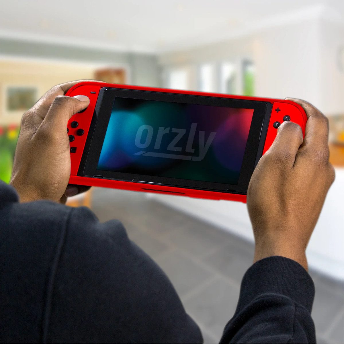 Orzly Nintendo-Schutzhülle Schutzhülle aus stoßfestem TPU kompatibel mit Nintendo Switch – Bild 5 von 5