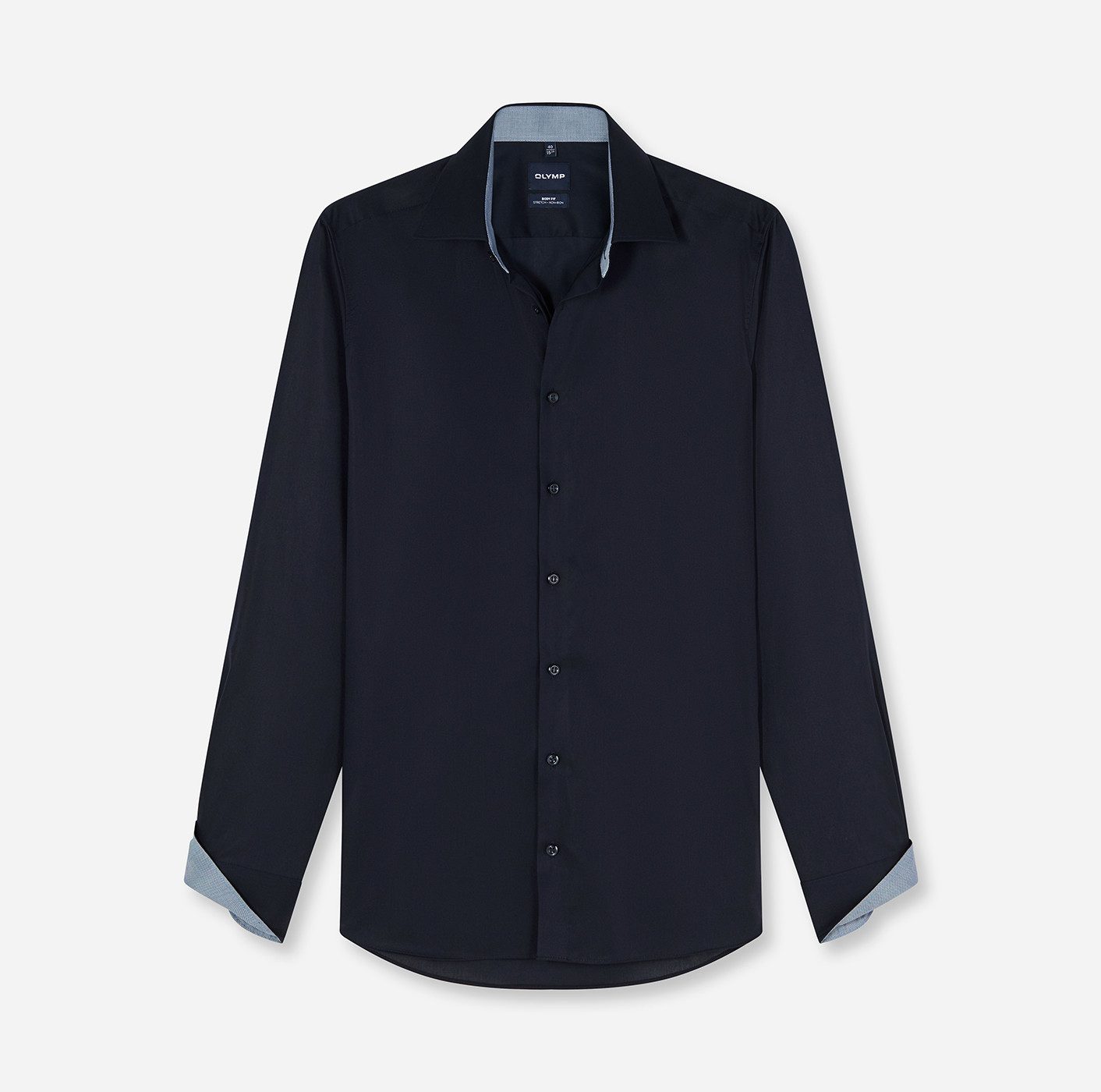 OLYMP Langarmhemd Level Five Cover Shirt höchste Blickdichte, bügelfrei, body it, Businesshemd