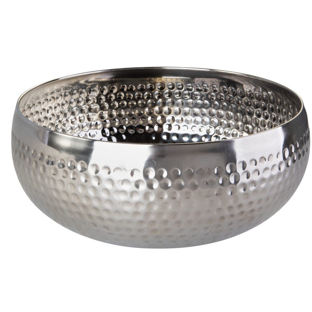 Dekoteller Dekoschale silber - ca. 23 cm