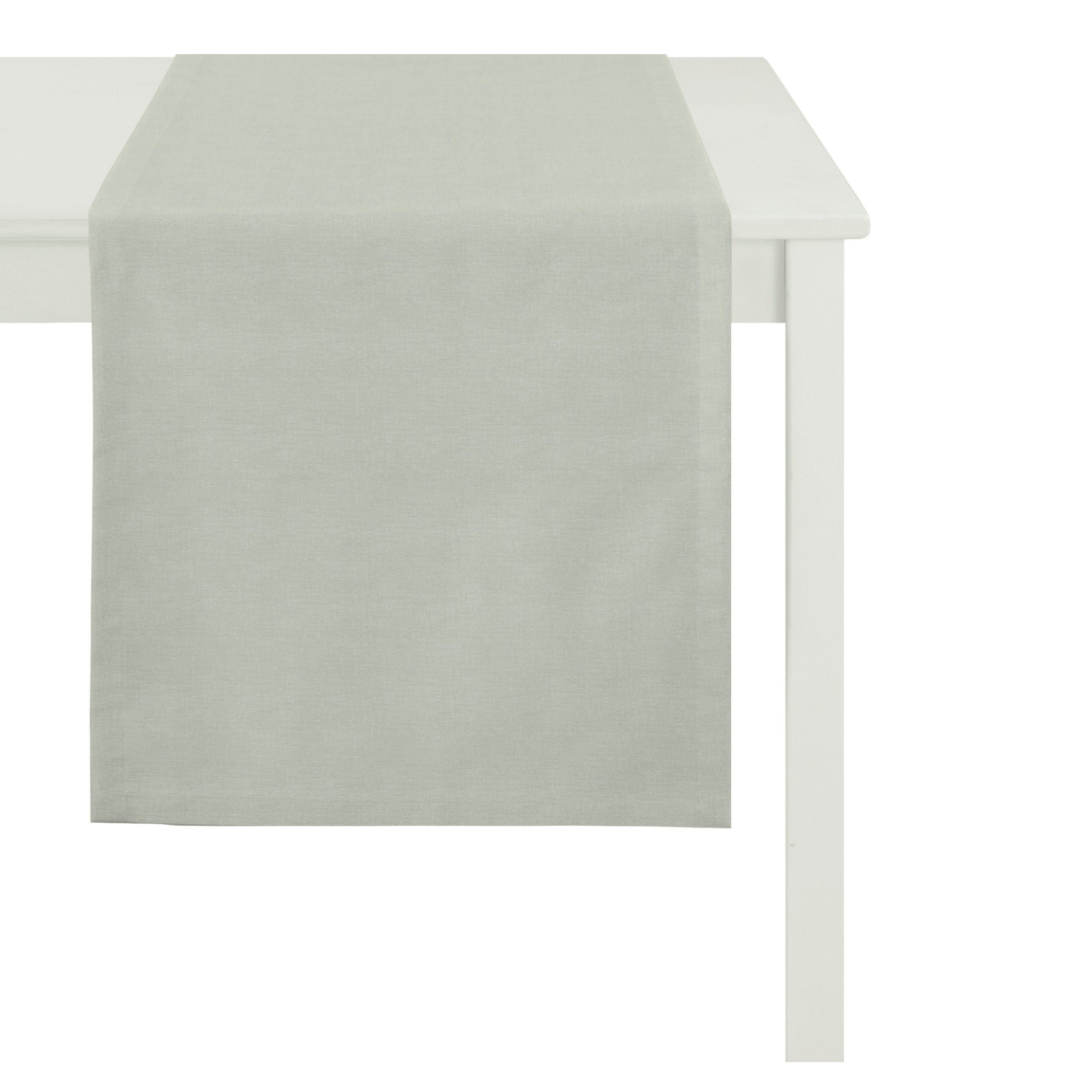 x Outdoor Tischläufer Tischband APELT cm, Apelt geeignet! Rips, grau, 48 135 (1-tlg) outdoor