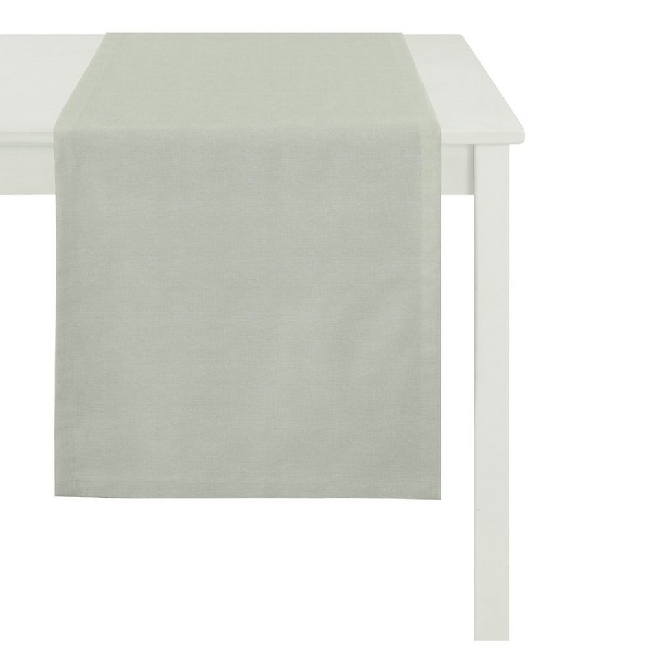 APELT Tischband Apelt Tischläufer Outdoor Rips, 48 x 135 cm, grau, outdoor  geeignet! (1-tlg)