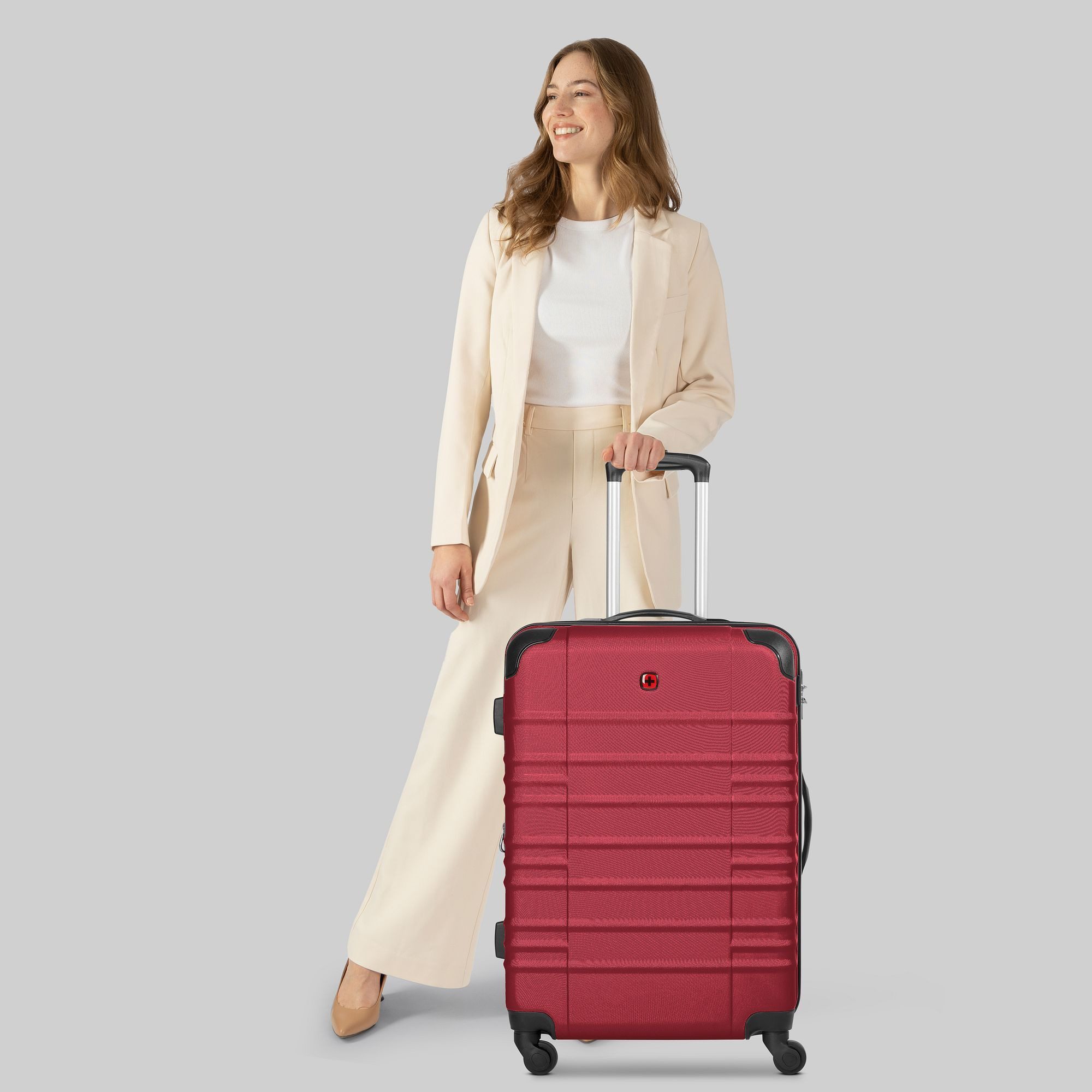 Wenger Hartschalen-Trolley Amplar Evo, 4 Rollen, ABS