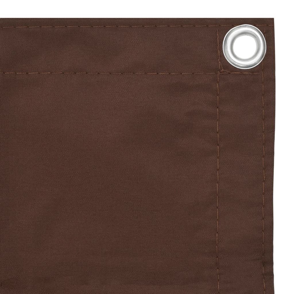 vidaXL Seitenmarkise 90 x 500 cm Balkon Sichtschutz 90x500 cm wasserfest PU Oxford-Gewebe f