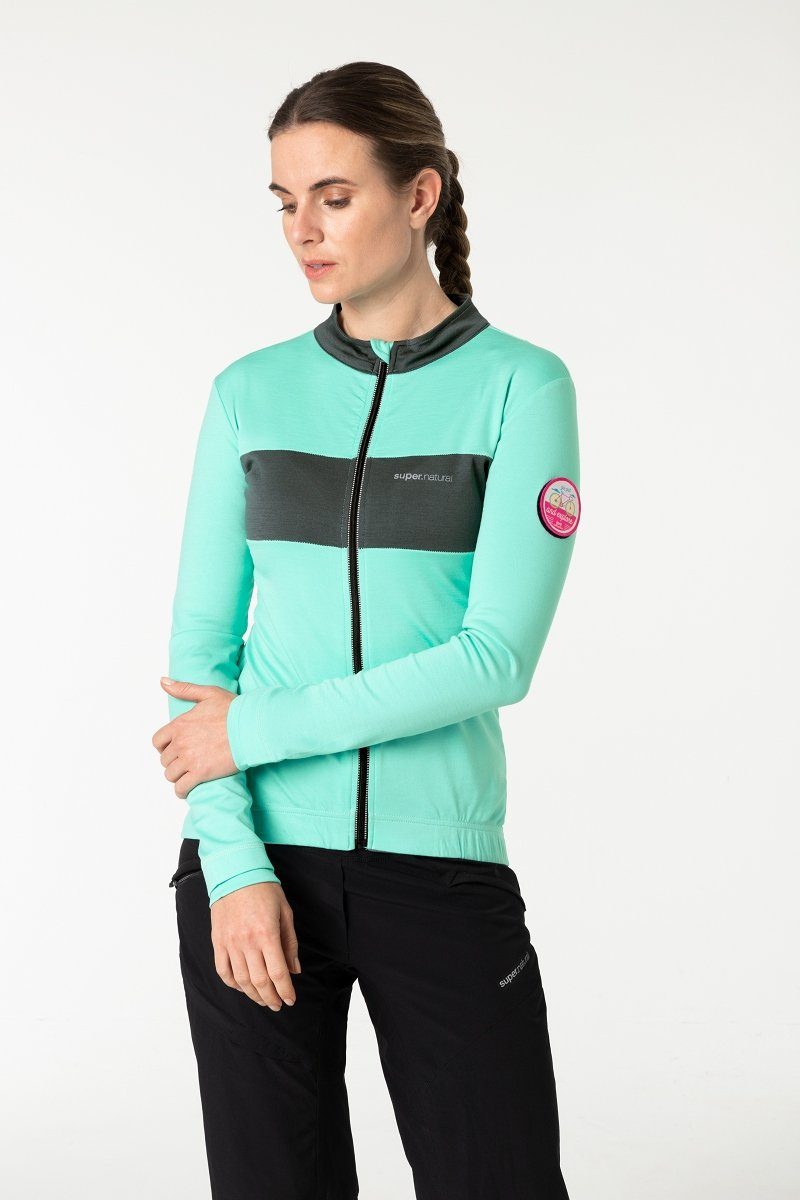 SUPER.NATURAL Radtrikot Merino Fahrradtrikot W GRAVA günstig online kaufen