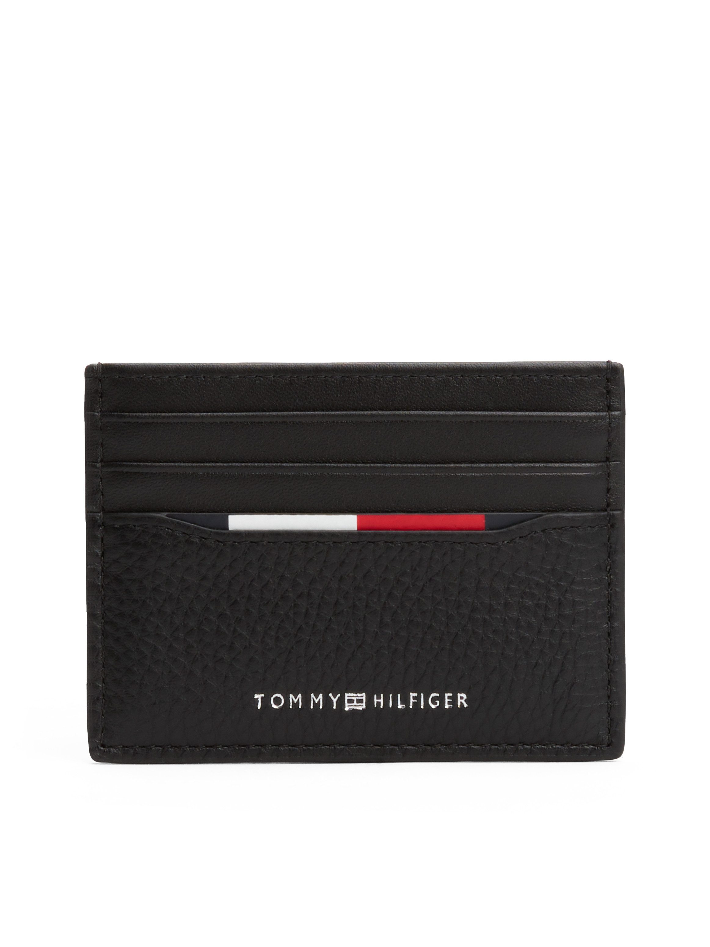 Tommy Hilfiger Kartenetui TH CENTRAL CC HOLDER, Men Geldbeutel, mit Logoschriftzug und Logoflag
