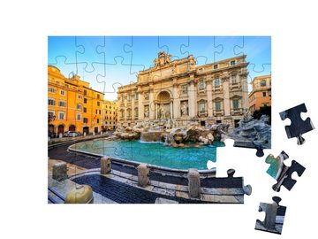 puzzleYOU Puzzle Der Trevi-Brunnen, Rom, Italien, im Morgenlicht, 48 Puzzleteile, puzzleYOU-Kollektionen Italien