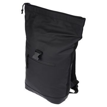 Christian Wippermann Cityrucksack Großer moderner Damen Rollup Rucksack Plane Tasche (1-tlg), Fahrradrucksack Kurier Rollup Bag