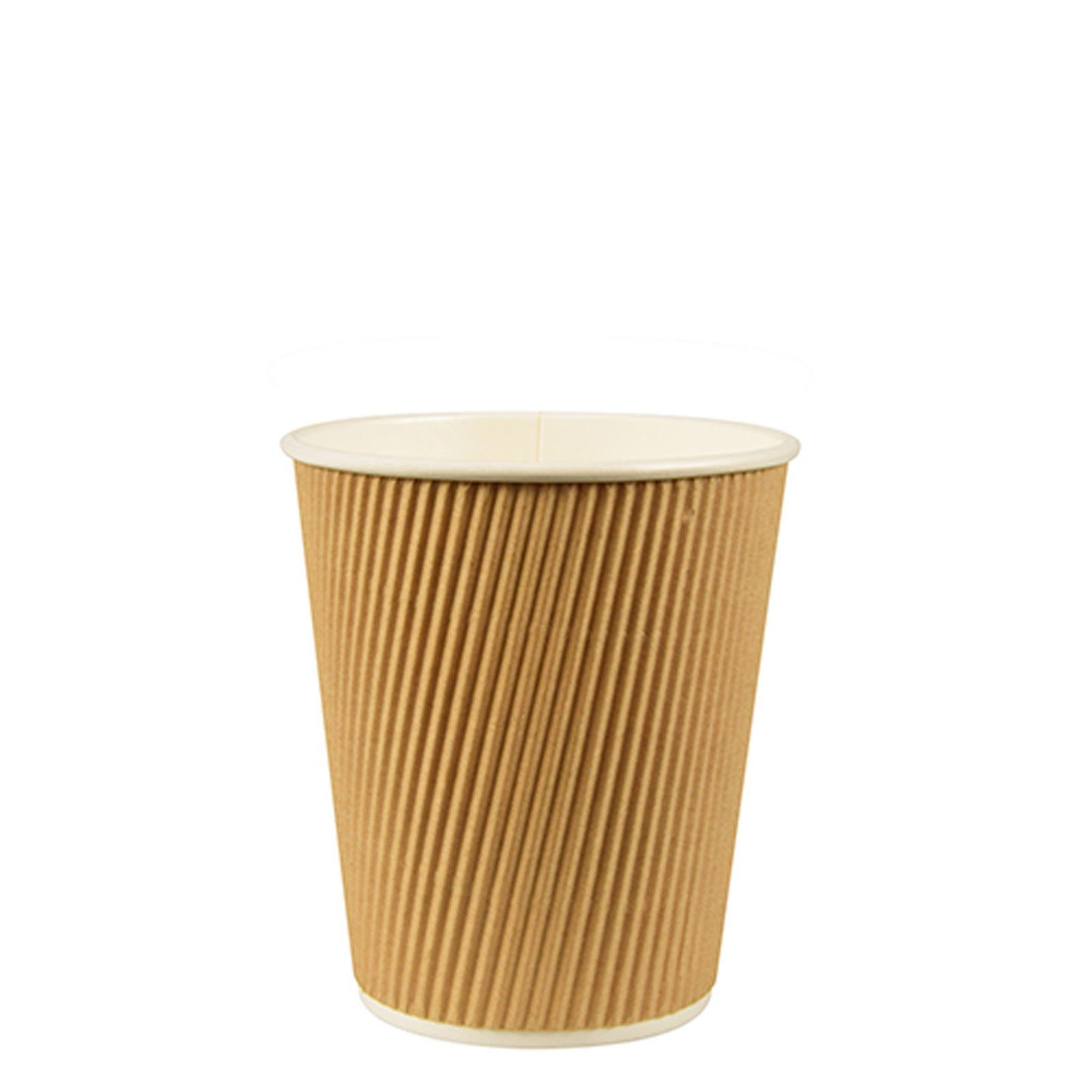 PAPSTAR Einwegbecher 500 Stück Einweg-Kaffeebecher, Pappe pure, 0,1 l doppelwandig