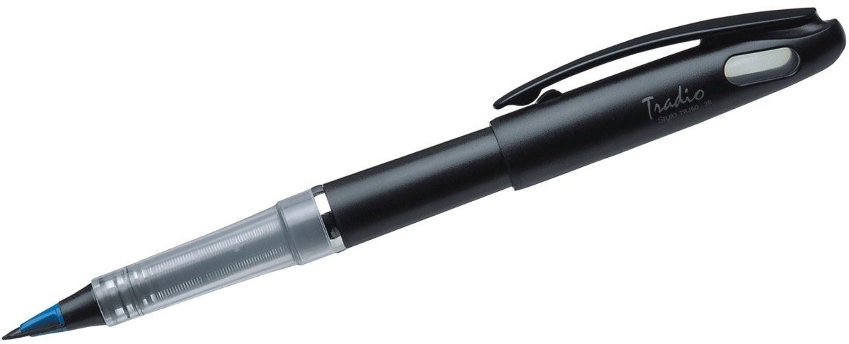 PENTEL Füllhalter Federschreiber Tradio Stylo Klassik mit Kunststofffeder blau