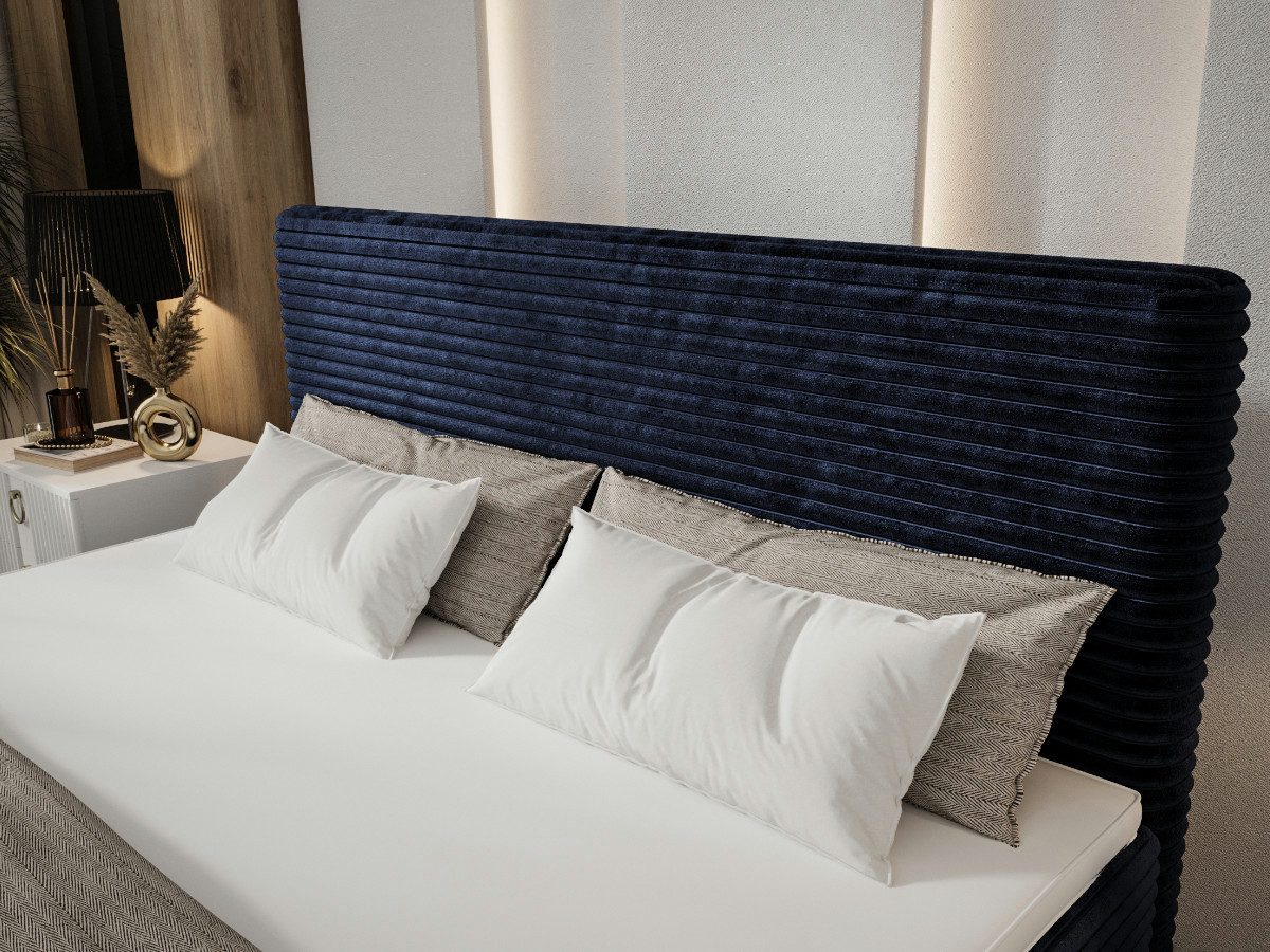 B&B Home Boxspringbett Tiliani (H3 Matratze Bonellfederung, Kopfteil, Bettk günstig online kaufen