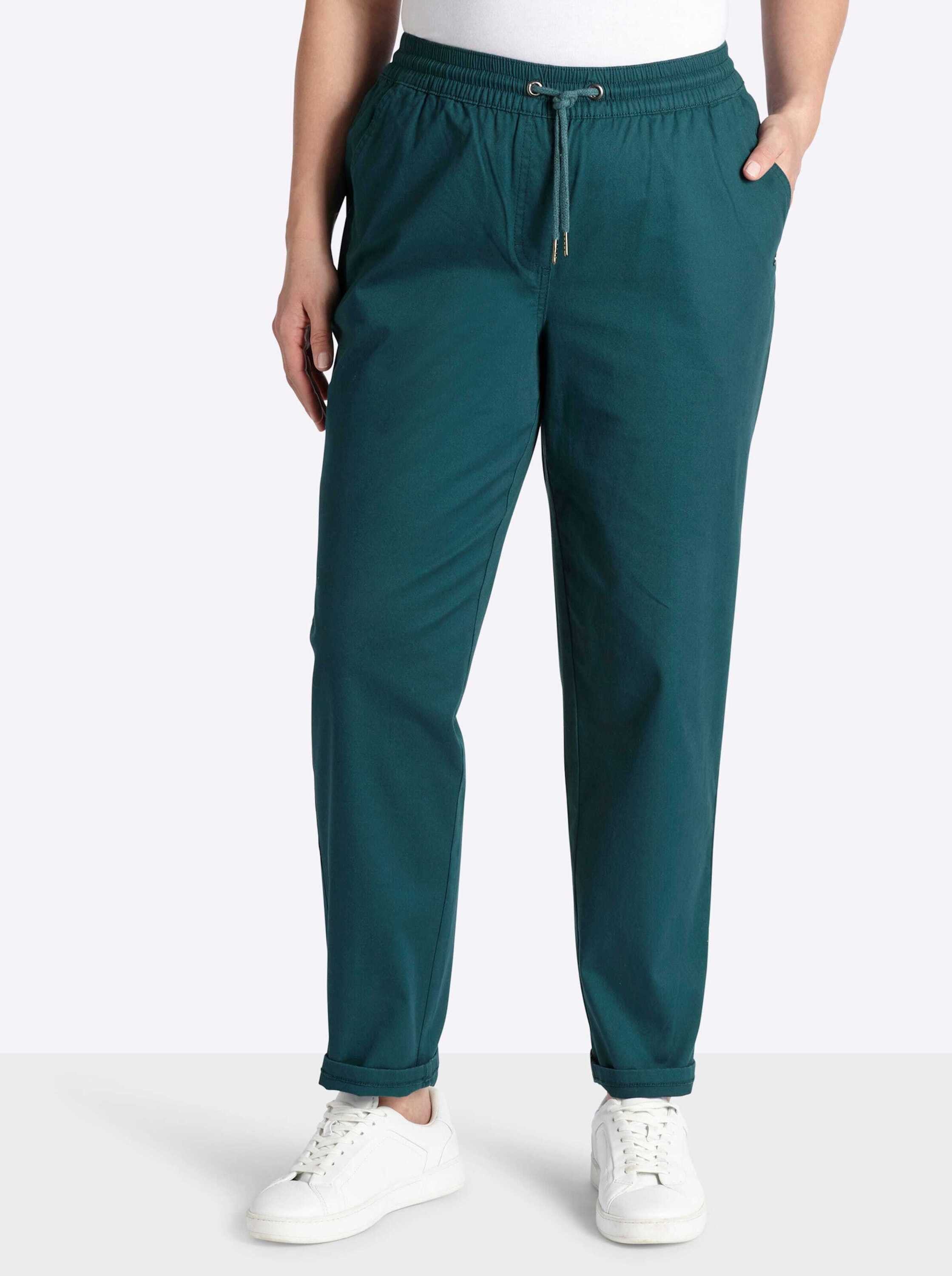 Sheego Jerseyhose Chinohose normal