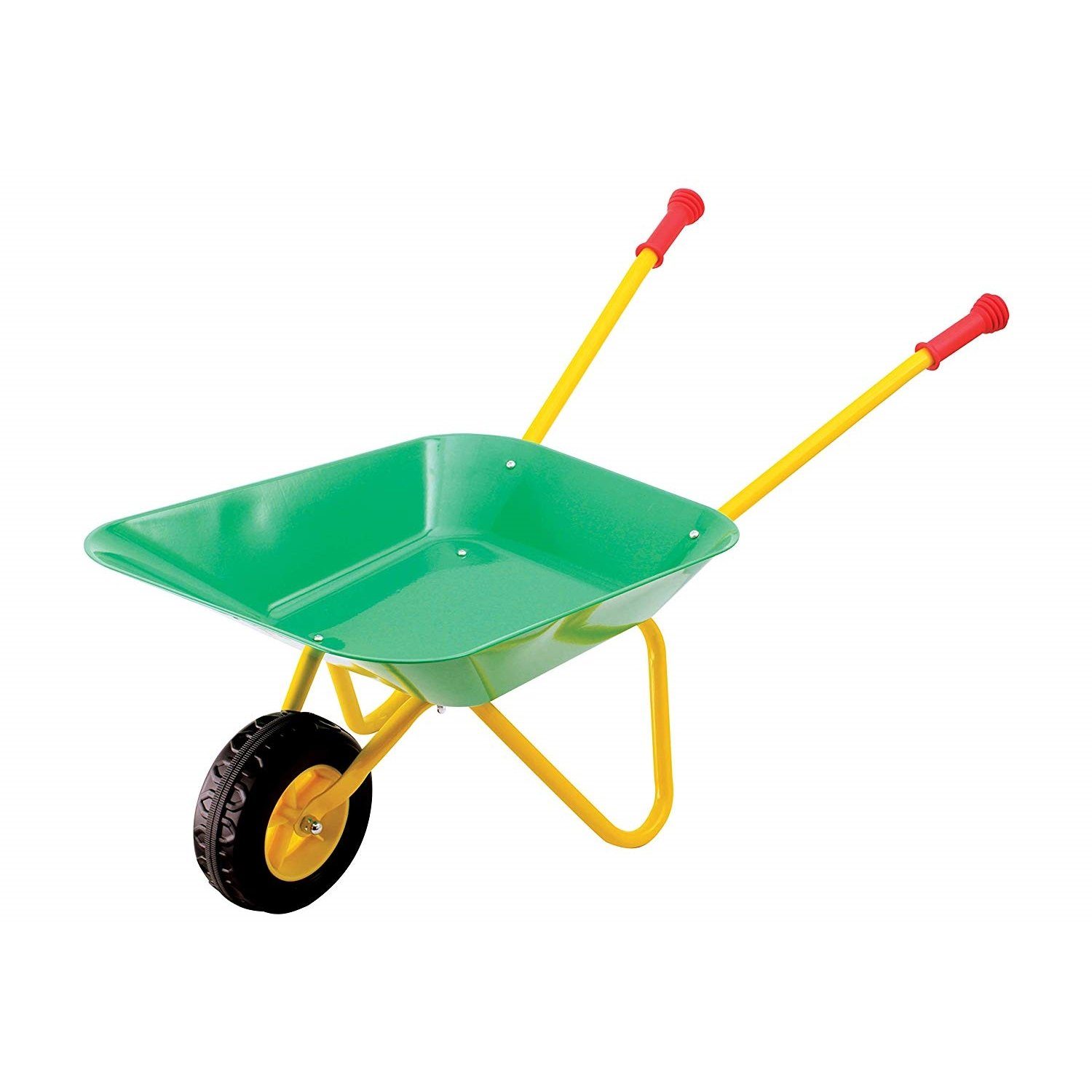 Vedes Sandkasten 271887 Schubkarre Metall grün und gelb – Outdoor active