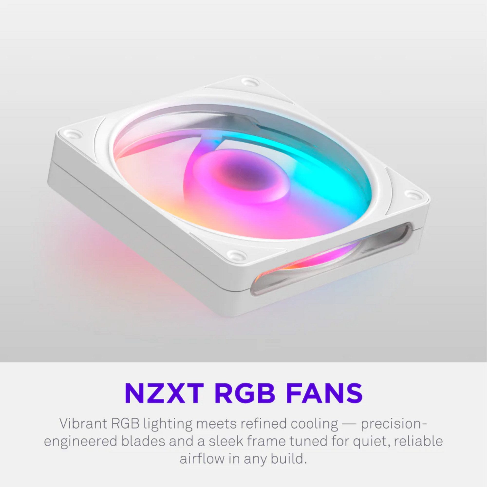 NZXT Gehäuselüfter NZXT F120 RGB, Gehäuselüfter