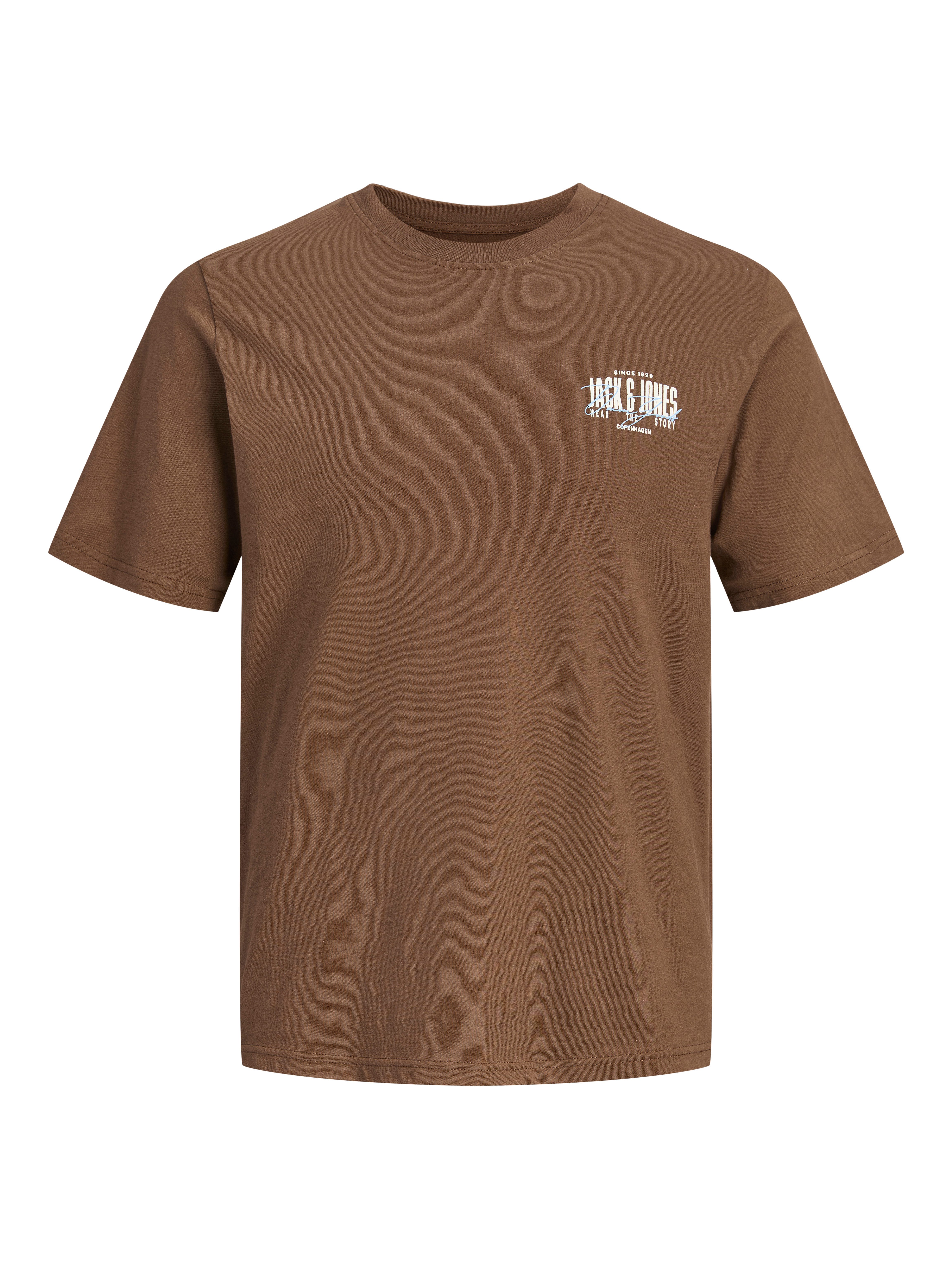 Jack & Jones T-Shirt JJAERO TEE SS CREW NECK Baumwolle, regular fit – Bild 4 von 5