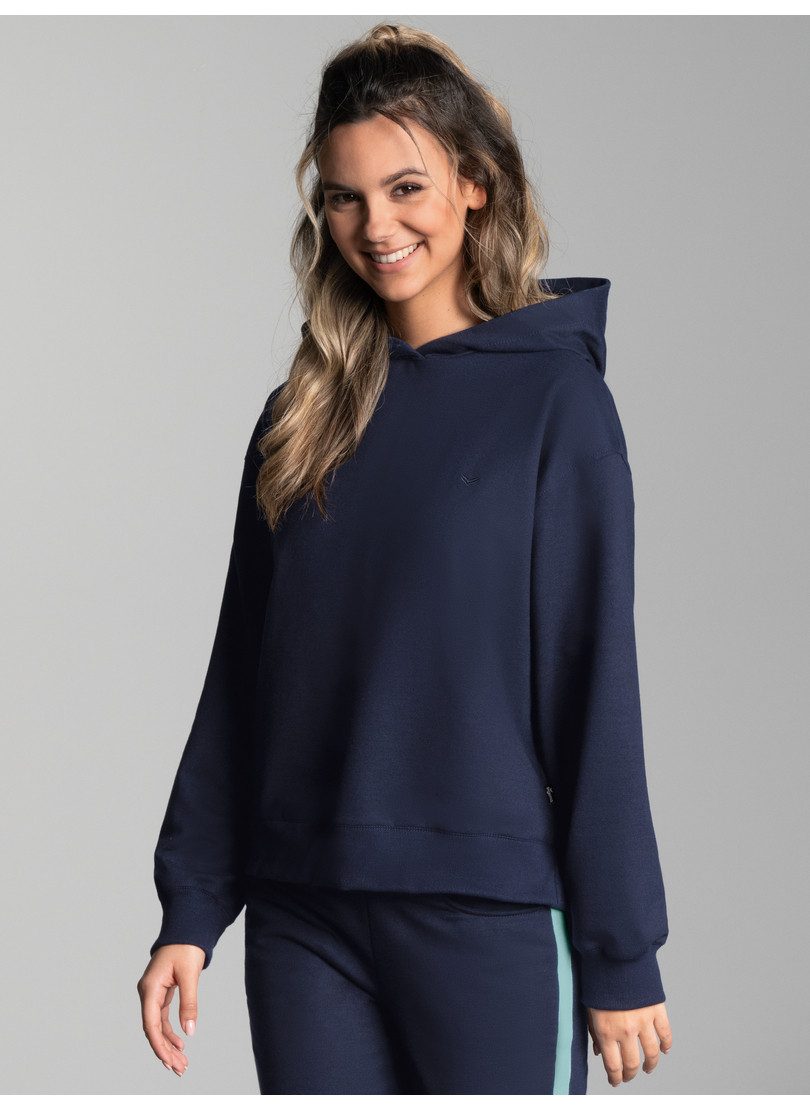 Trigema Sweatshirt TRIGEMA Dünner Oversize-Hoodie