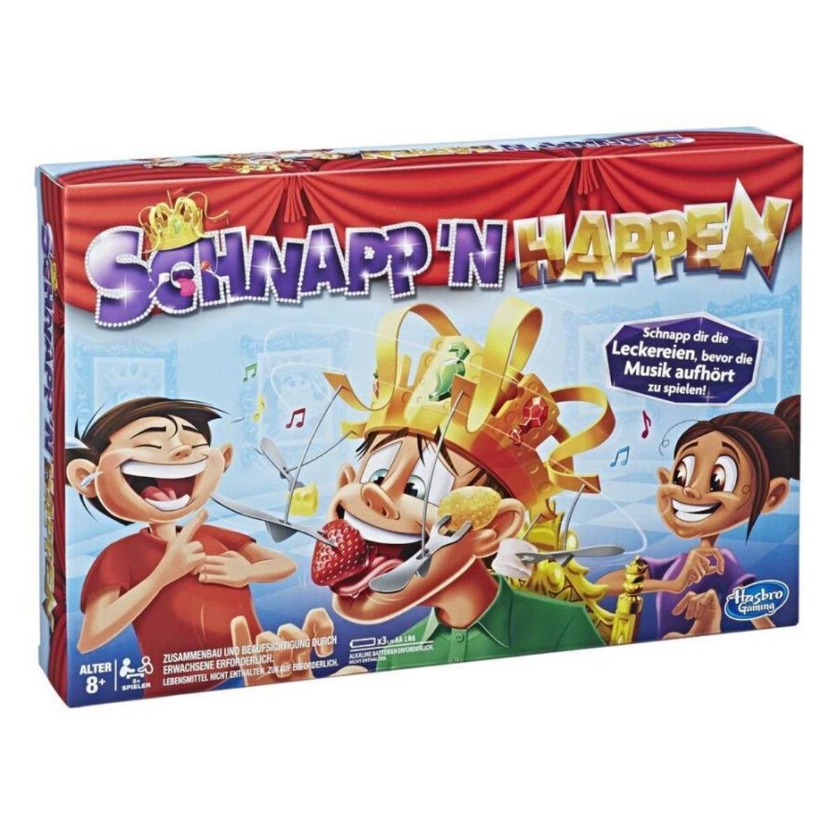 Spiel, Schnapp n Gaming lustig Hasbro Kinder-Geburtsta, Familien-Spiel Happen Party Fun